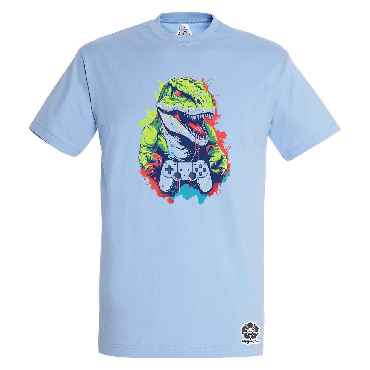 Gamer T-rex v1 egyedi póló 