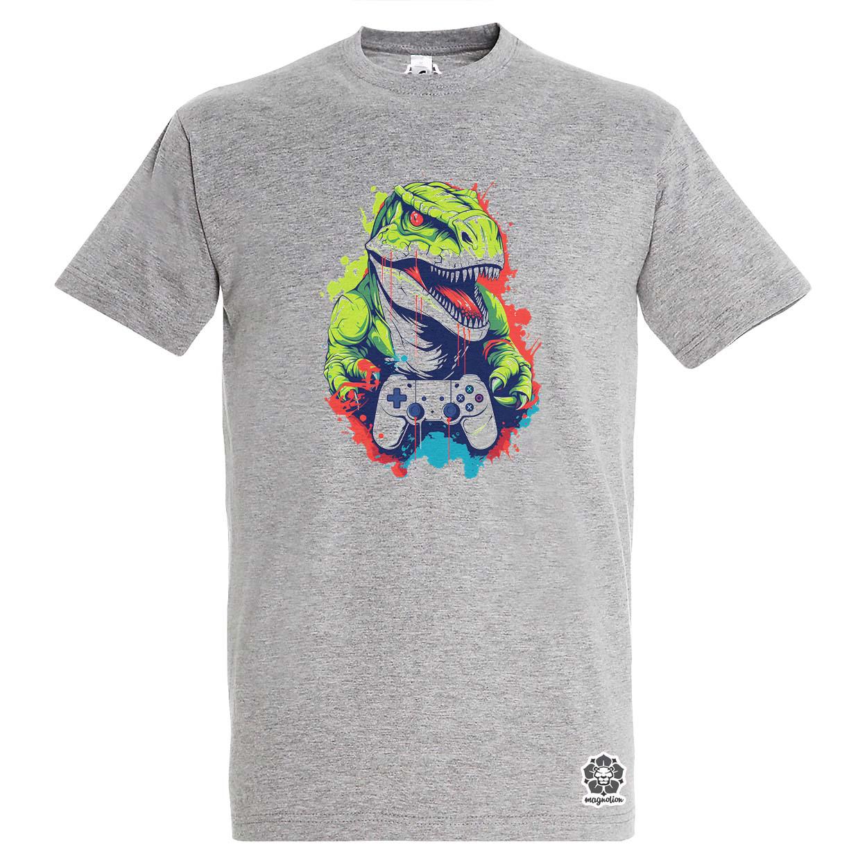 Gamer T-rex v1 egyedi póló 