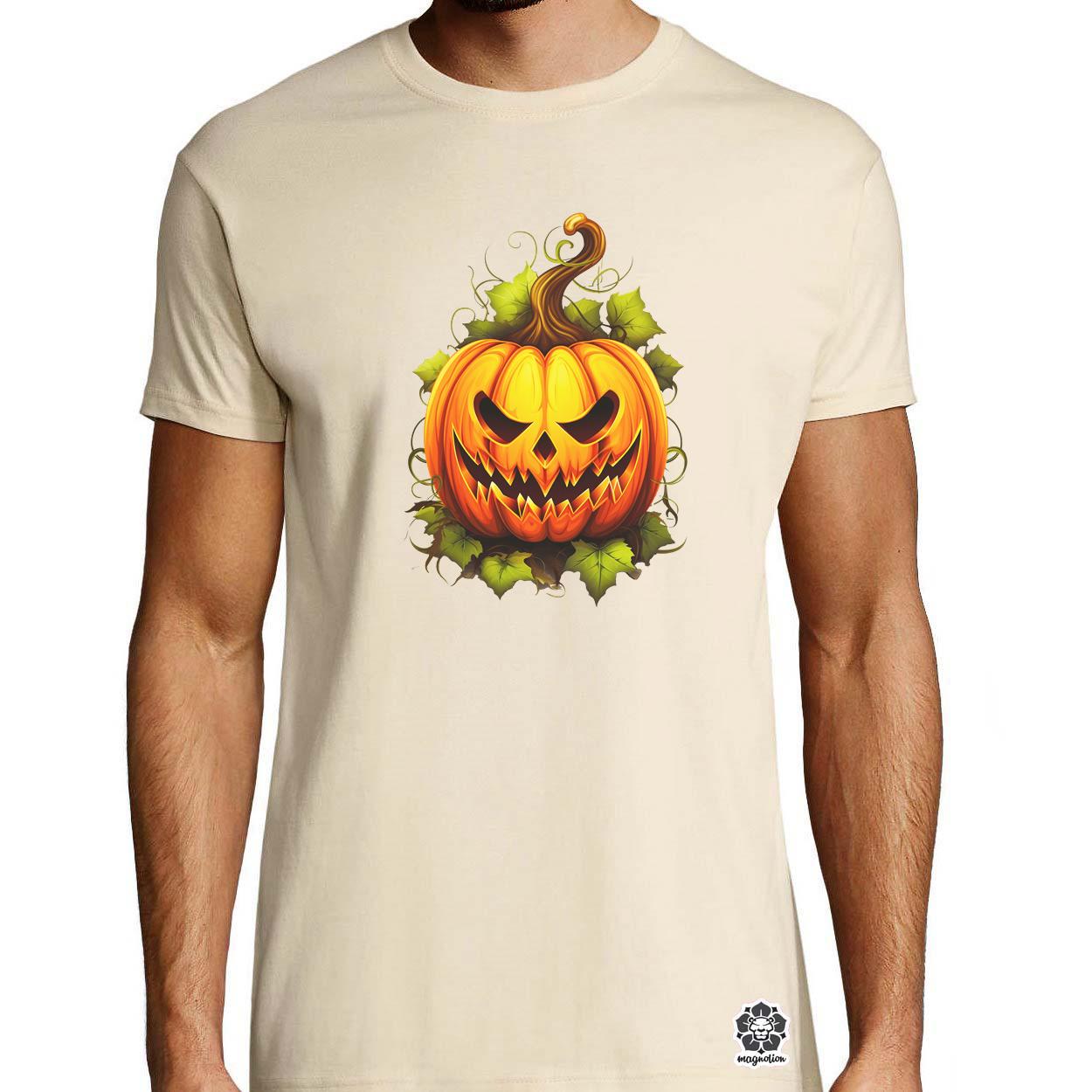 Halloween tök v1 egyedi póló 