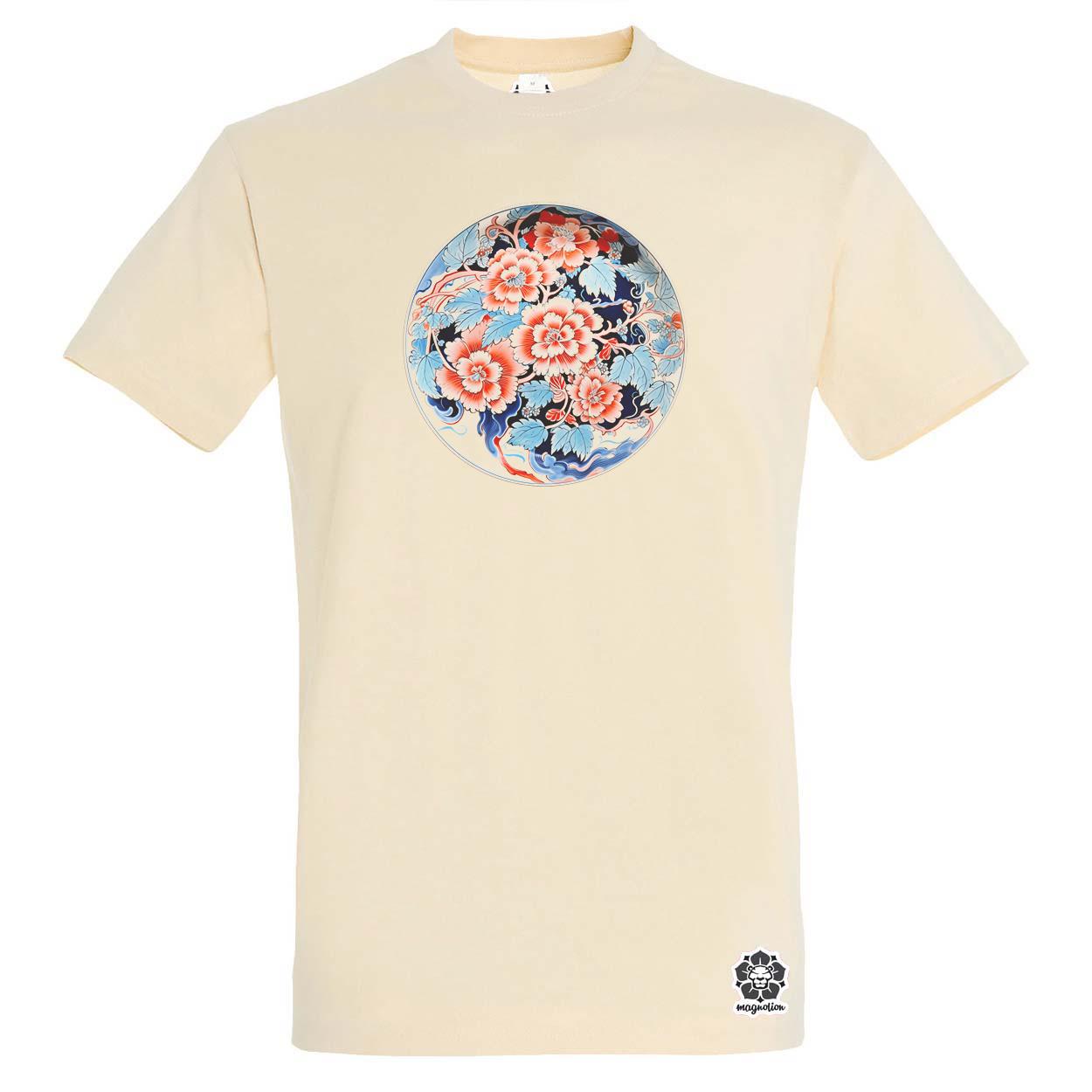 Japán népi porcelán v2 egyedi póló 