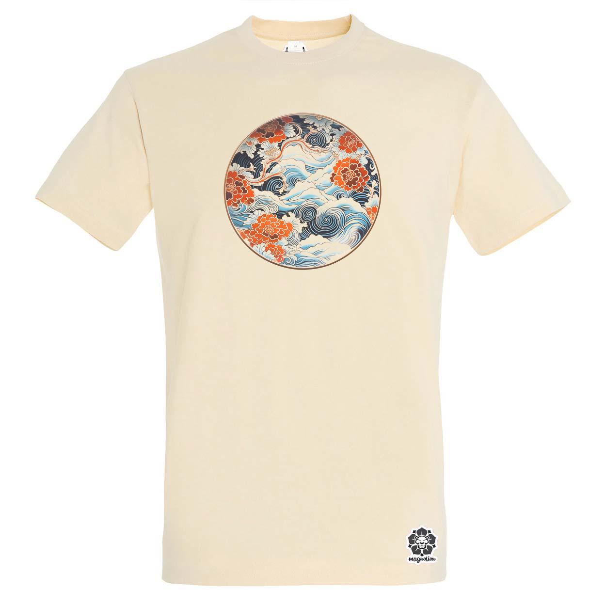 Japán népi porcelán v6 egyedi póló 