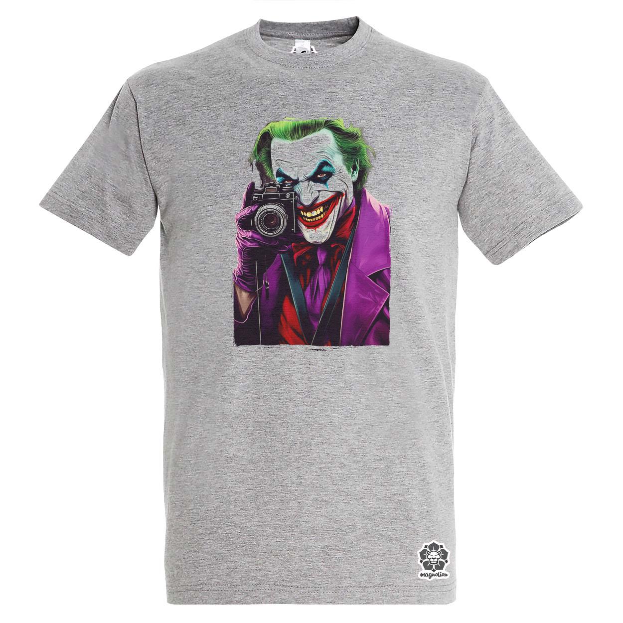 Fotós Joker v3 egyedi póló 