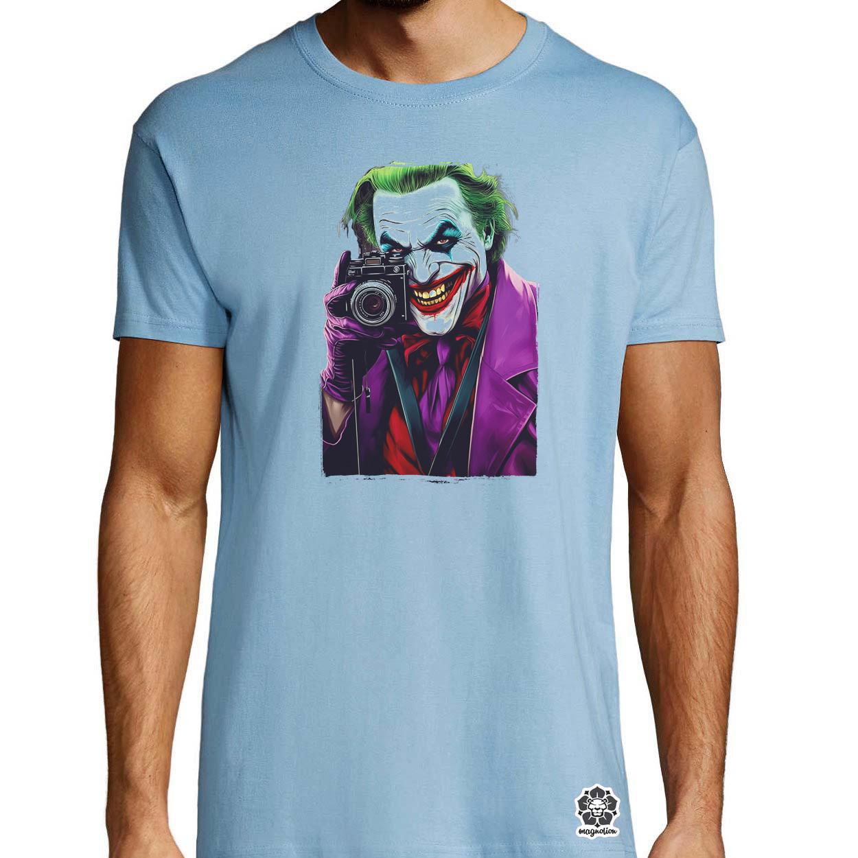 Fotós Joker v3 egyedi póló 