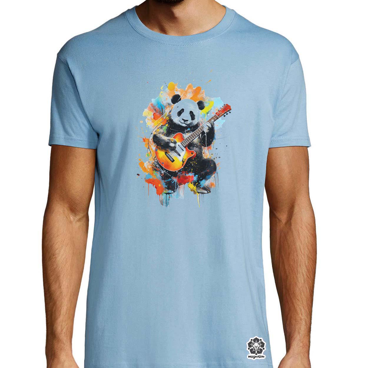 Panda Jam v2 egyedi póló 
