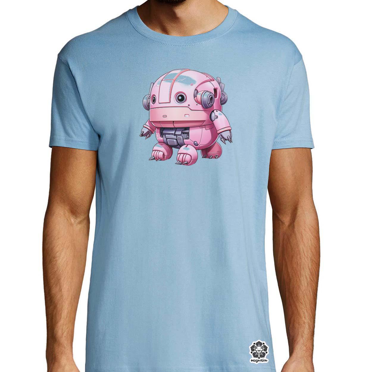 Pink baby robot v1 egyedi póló 