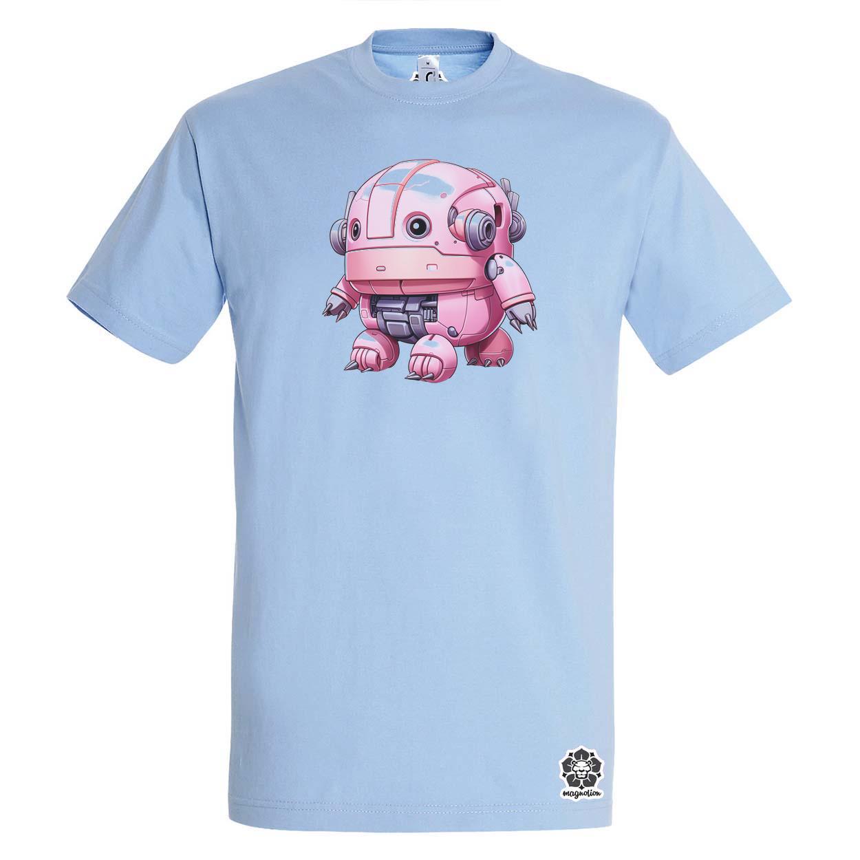 Pink baby robot v1 egyedi póló 