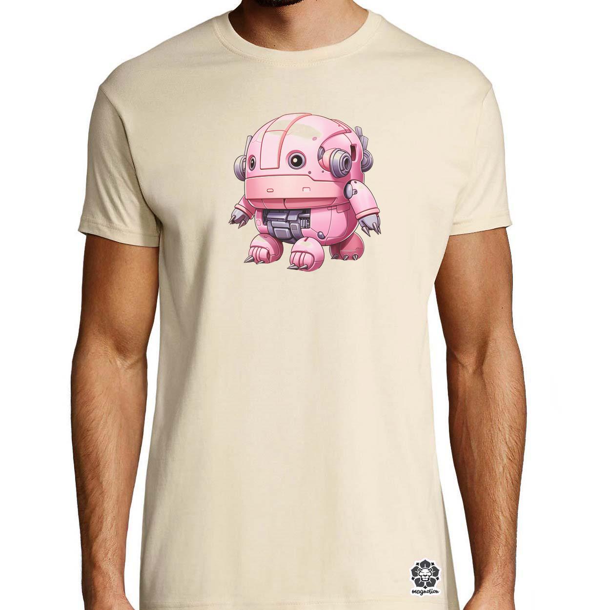 Pink baby robot v1 egyedi póló 