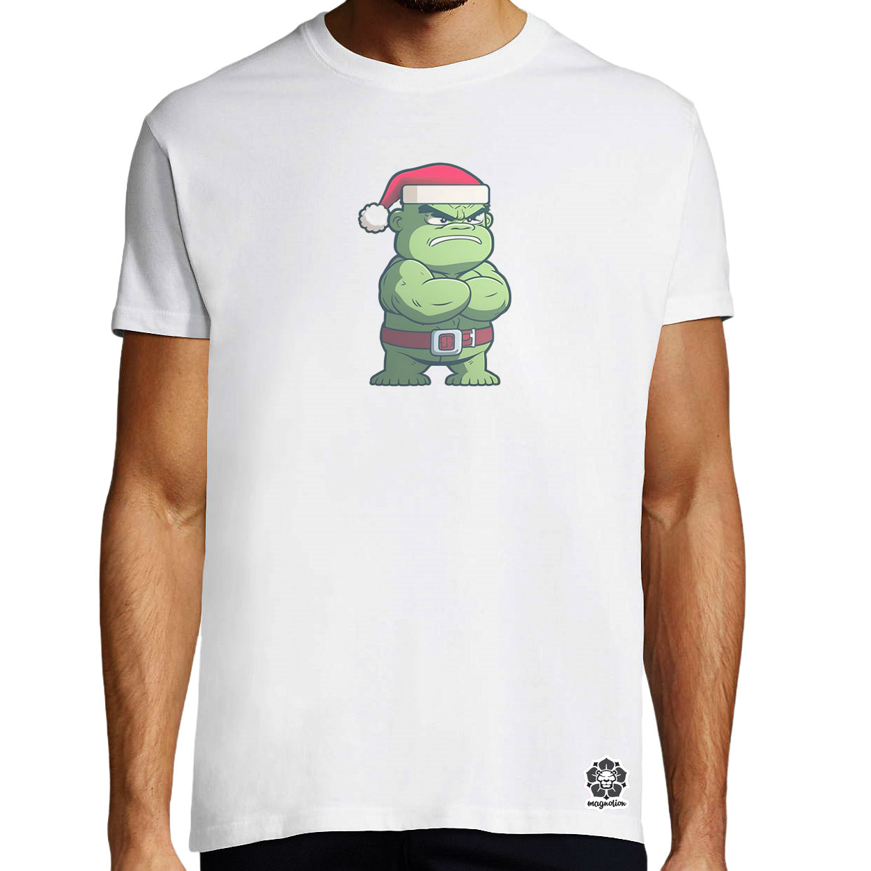 Xmas Hulk v2 egyedi póló 
