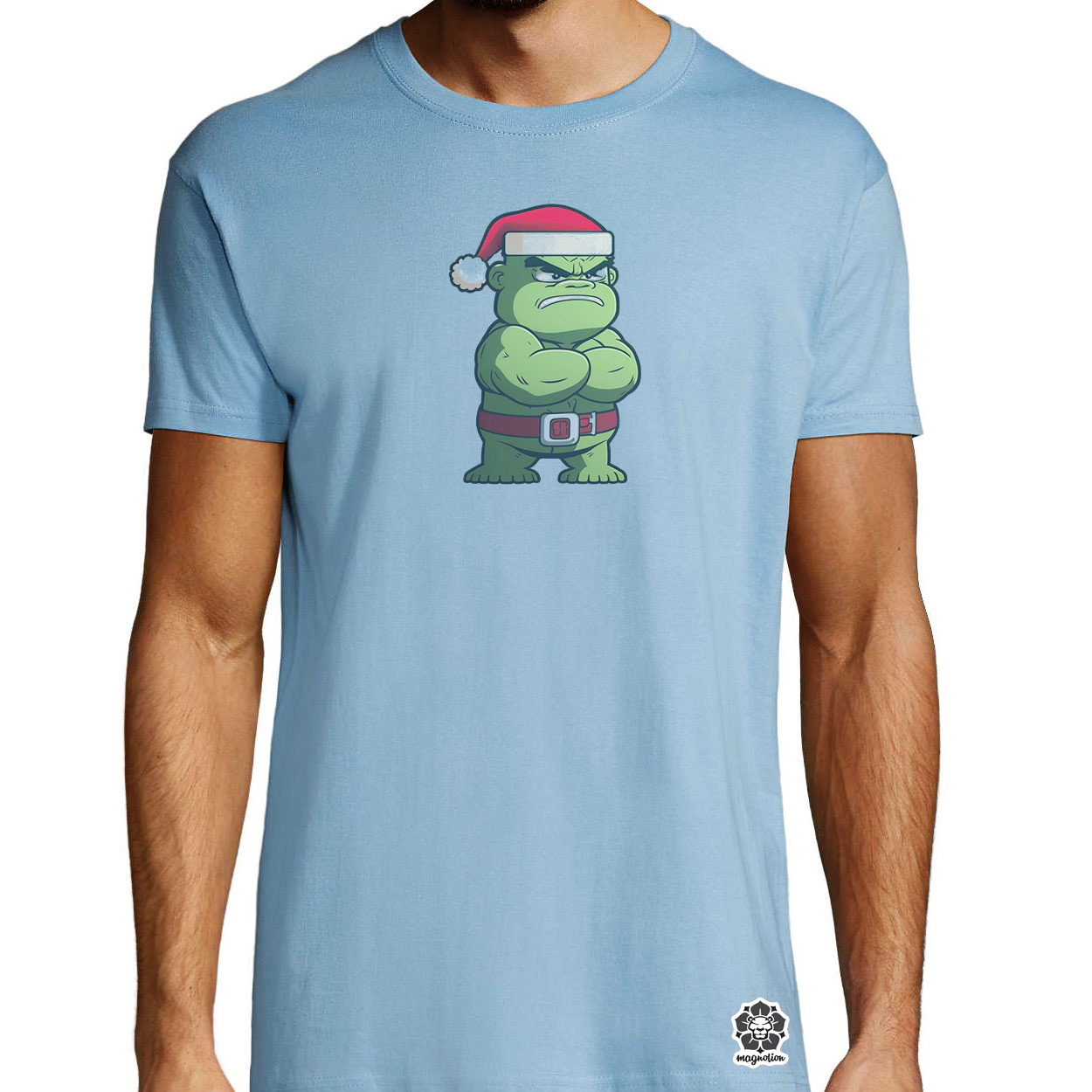 Xmas Hulk v2 egyedi póló 