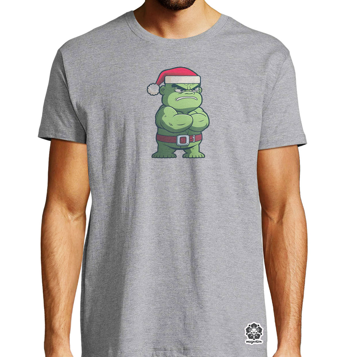 Xmas Hulk v2 egyedi póló 