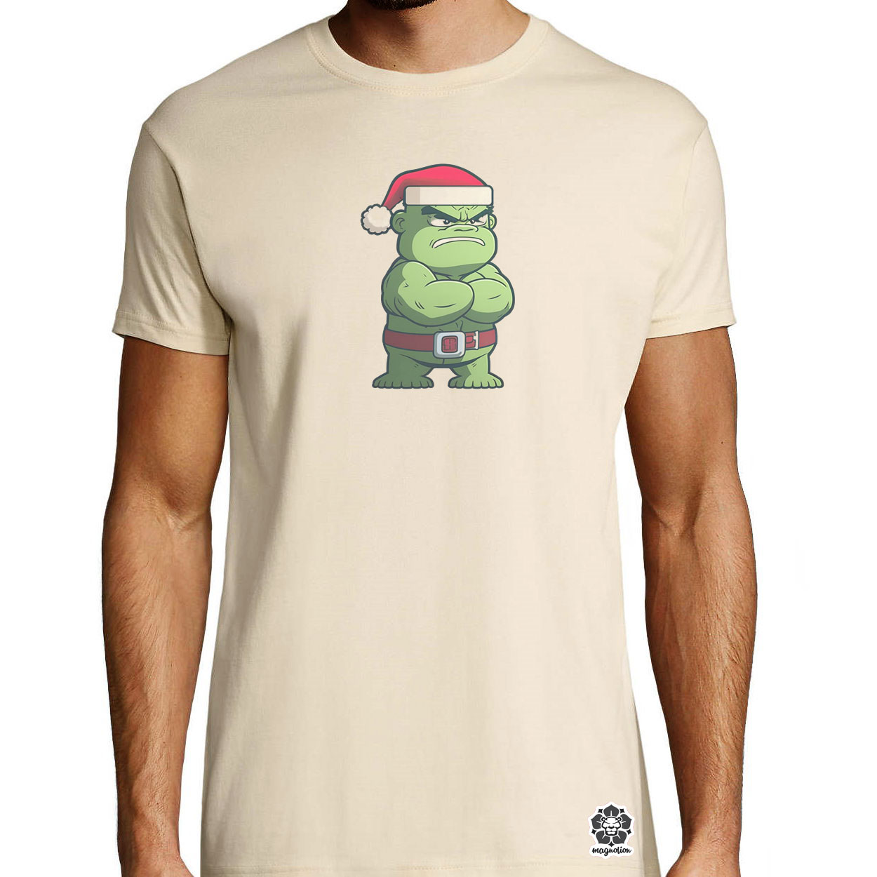 Xmas Hulk v2 egyedi póló 