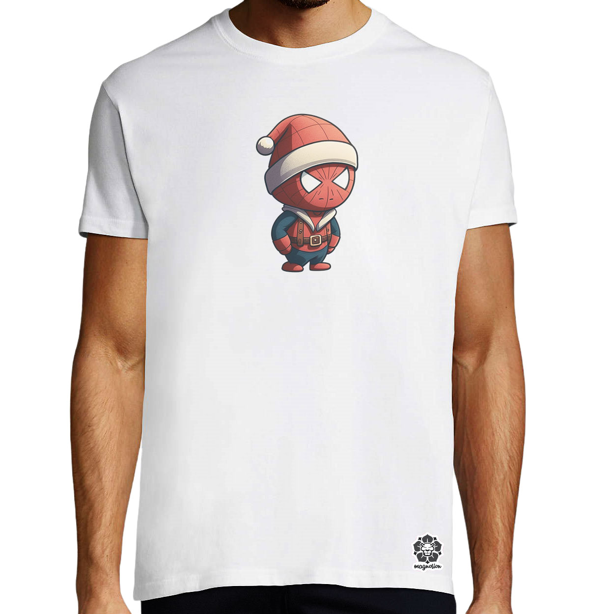 Xmas Pókember v1 egyedi póló 