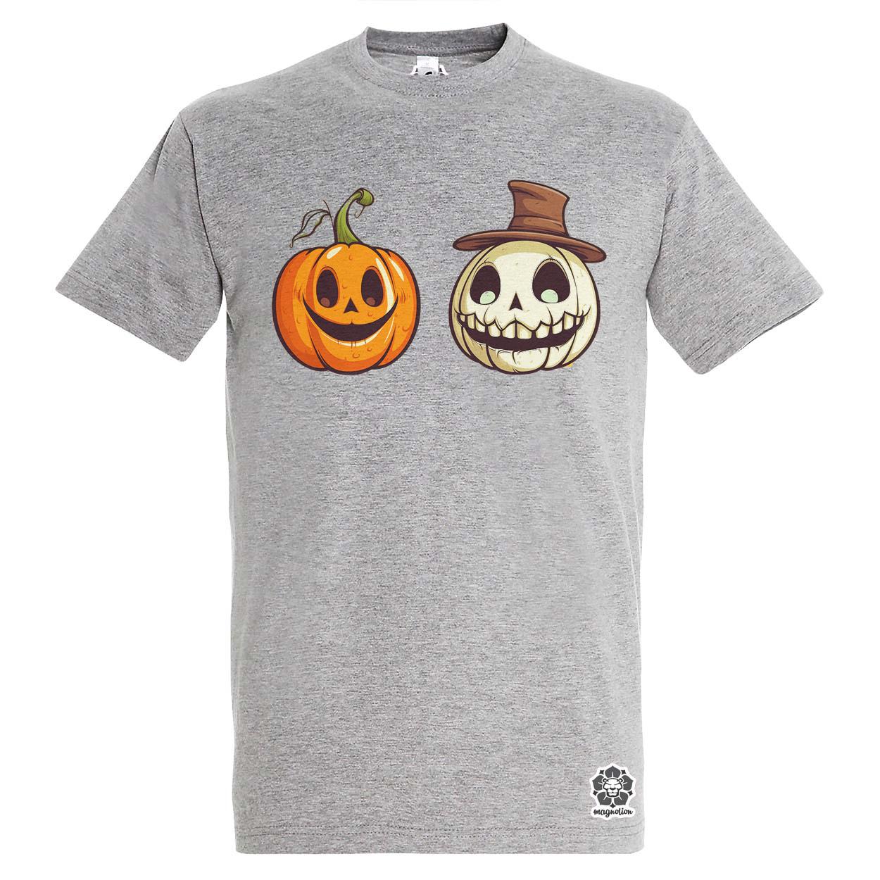 Halloween tök és koponya fantázia v14 egyedi póló 