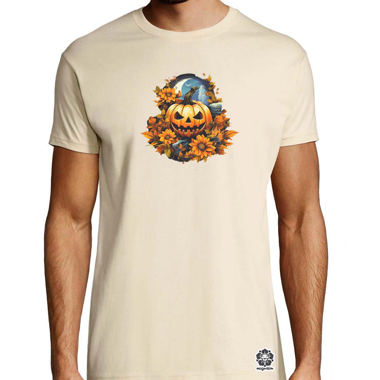 Halloween tök v3 egyedi póló 