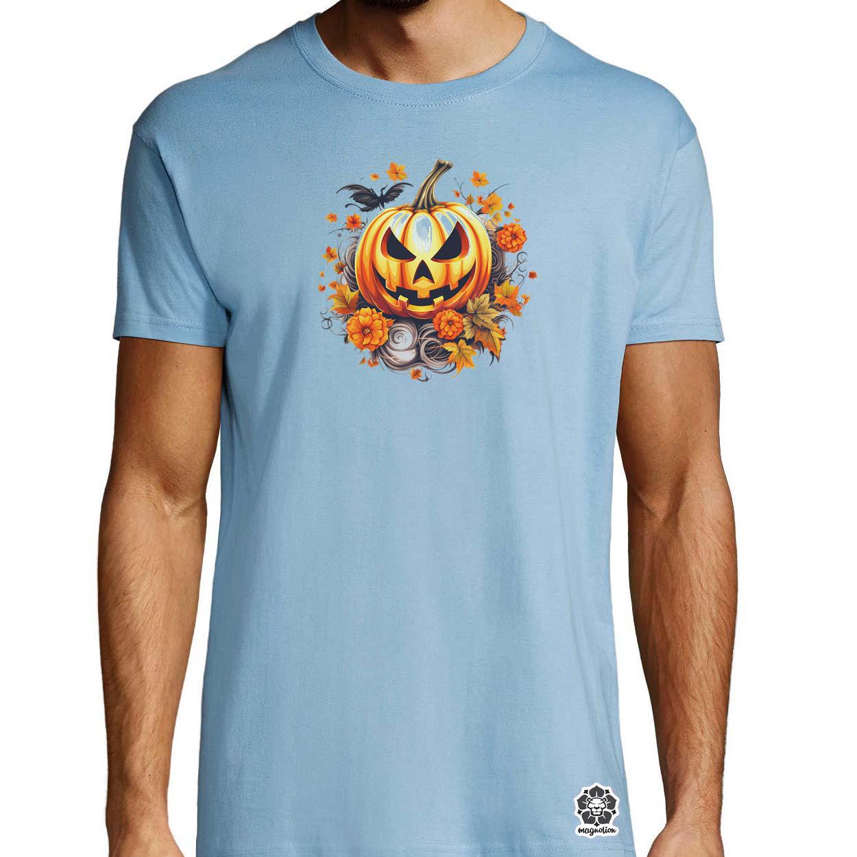 Halloween tök v4 egyedi póló 