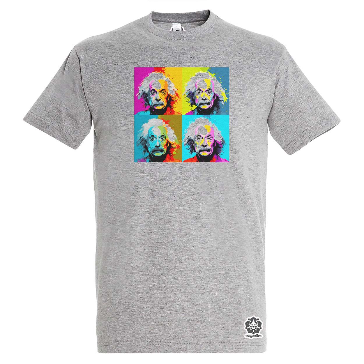 Pop art Einstein v10 egyedi póló 