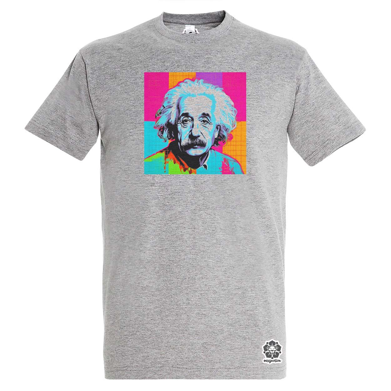 Pop art Einstein v12 egyedi póló 