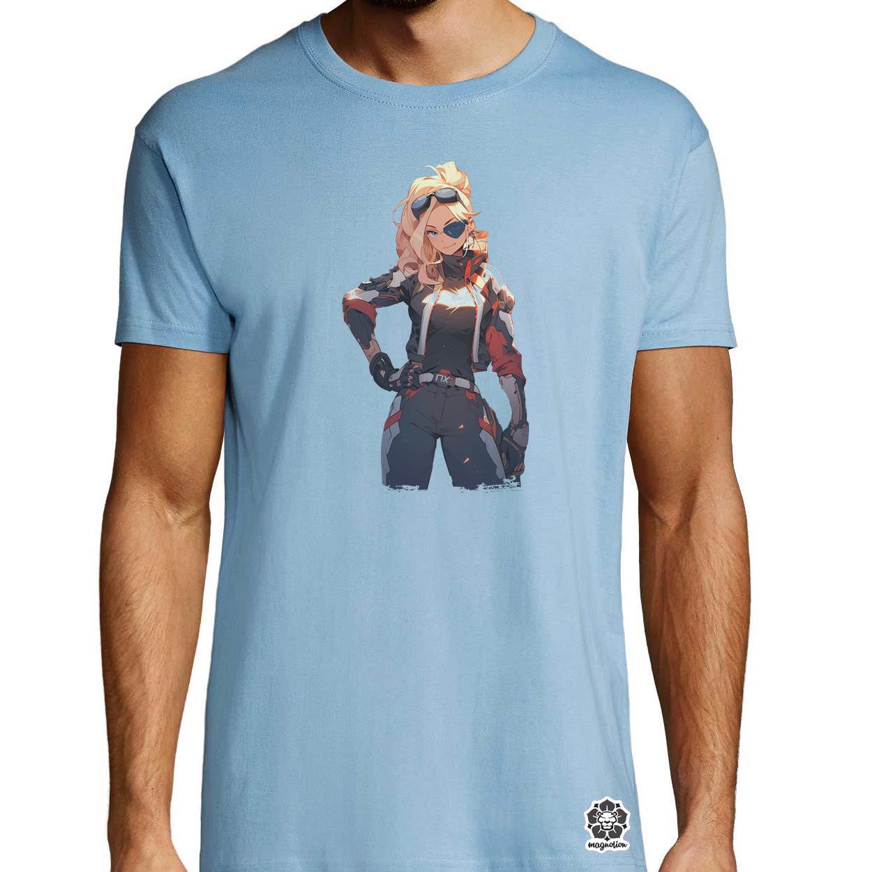 Anime Sólyomszem fantázia v4 egyedi póló 