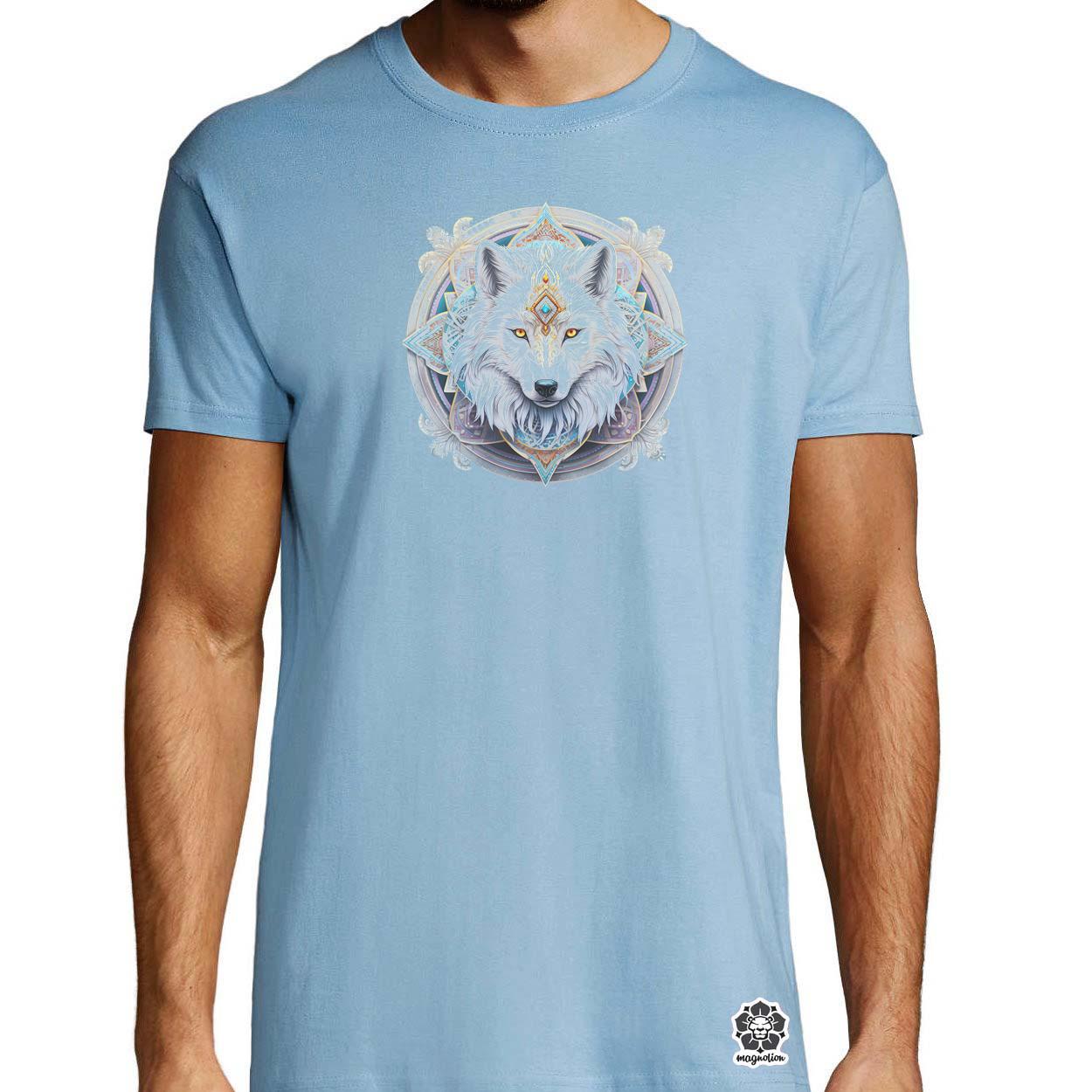Farkas mandala fantázia v3 egyedi póló 