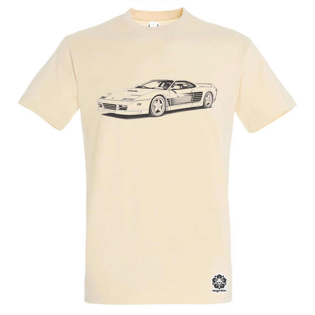 Ferrari Testarossa v2 egyedi póló 