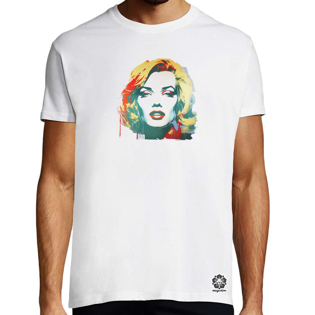 Marilyn Monroe portré v4 egyedi póló 