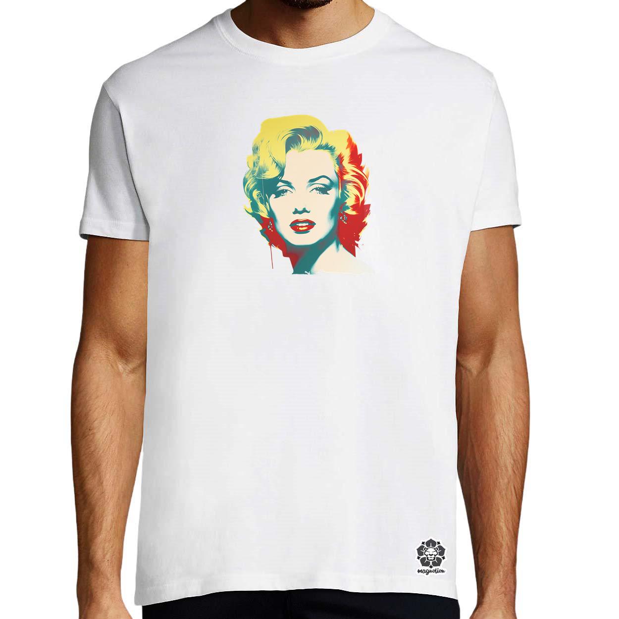Marilyn Monroe portré v5 egyedi póló 