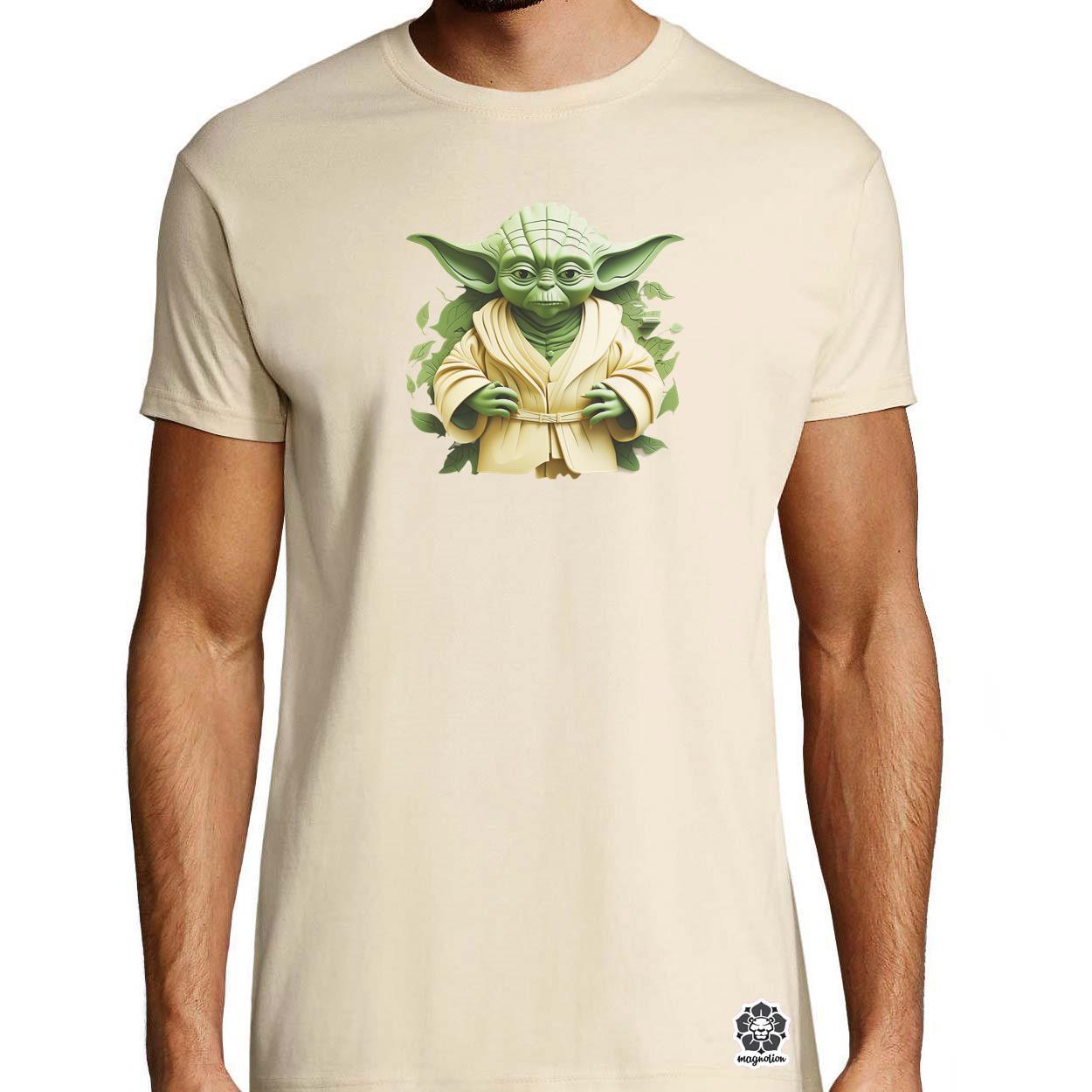Papírművészet Yoda fanart v1 egyedi póló 