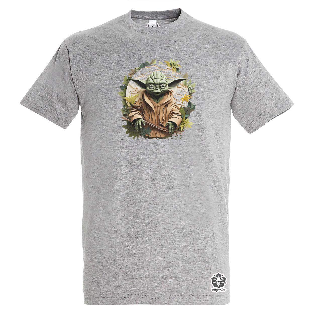 Papírművészet Yoda fanart v3 egyedi póló 