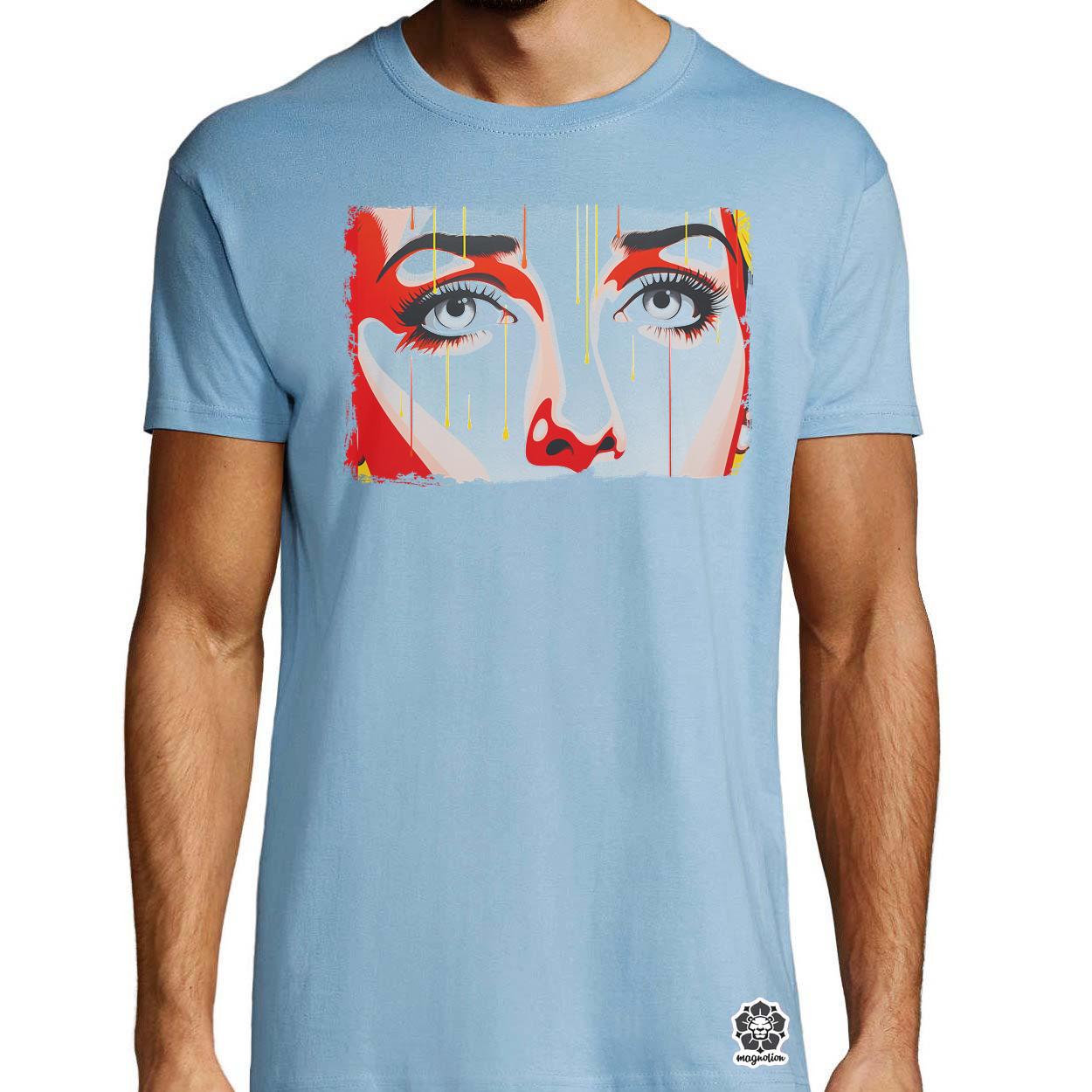 Pop art szemek v2 egyedi póló 