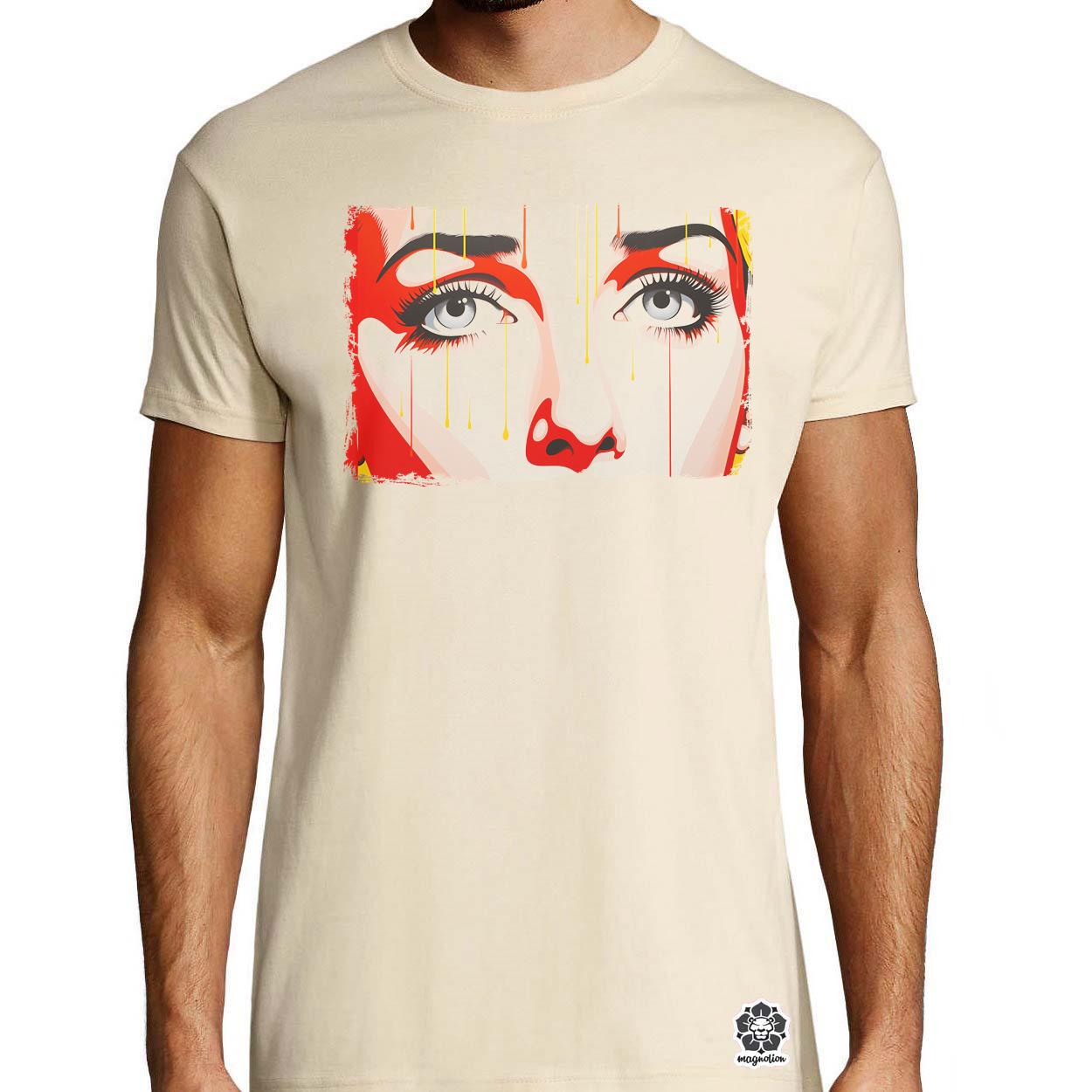 Pop art szemek v2 egyedi póló 