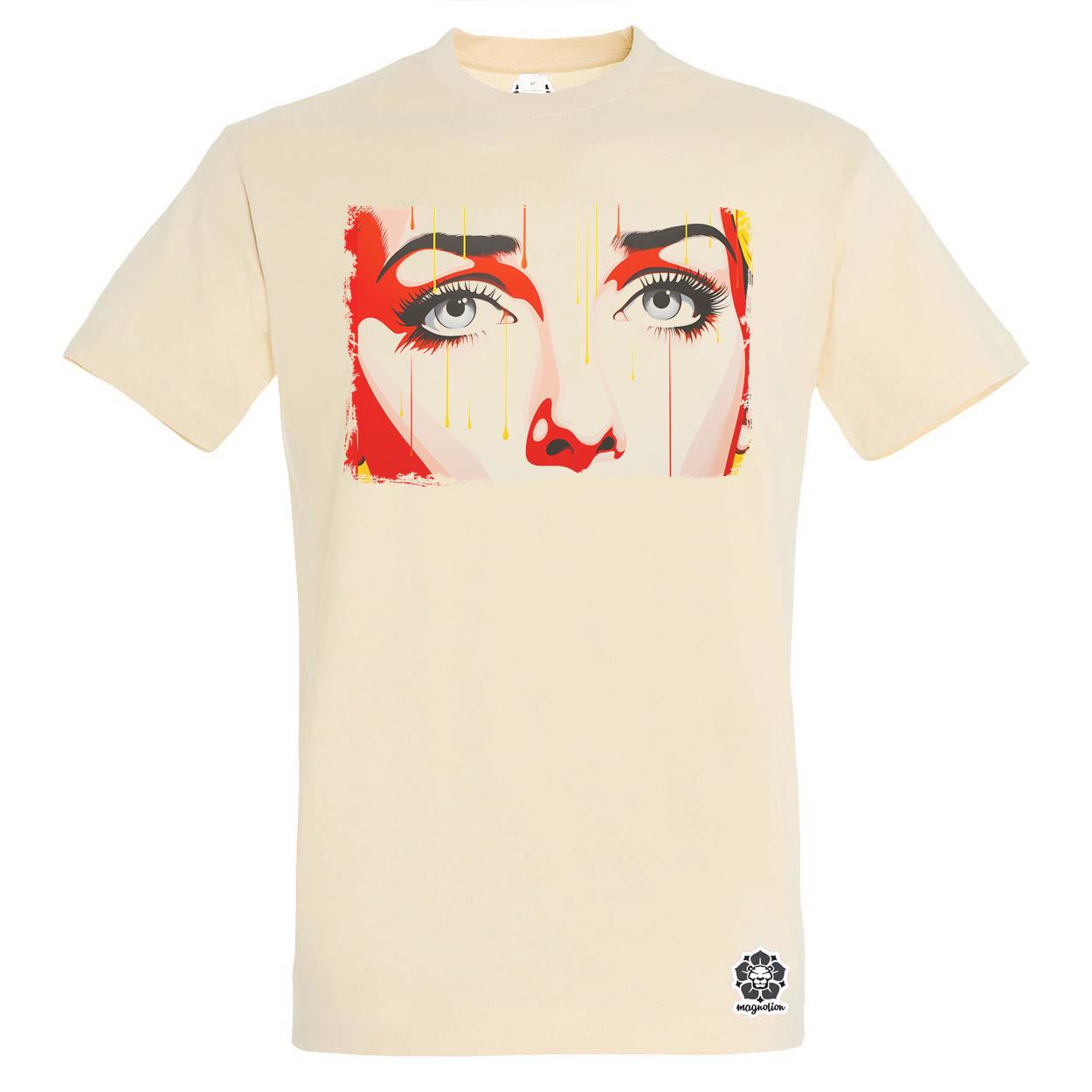 Pop art szemek v2 egyedi póló 