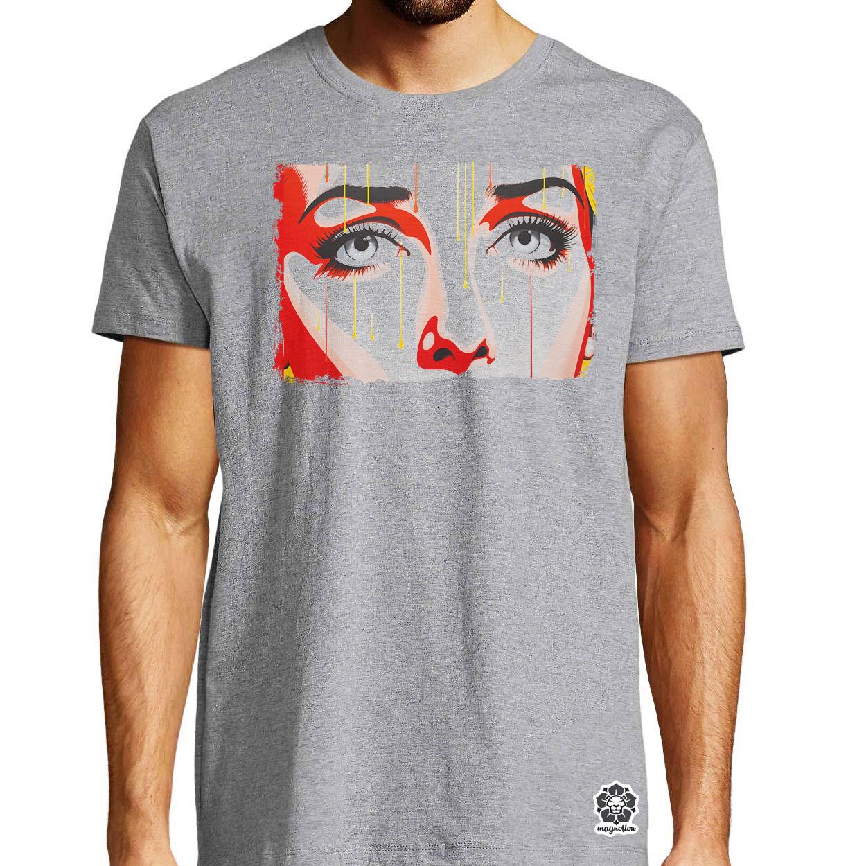 Pop art szemek v2 egyedi póló 