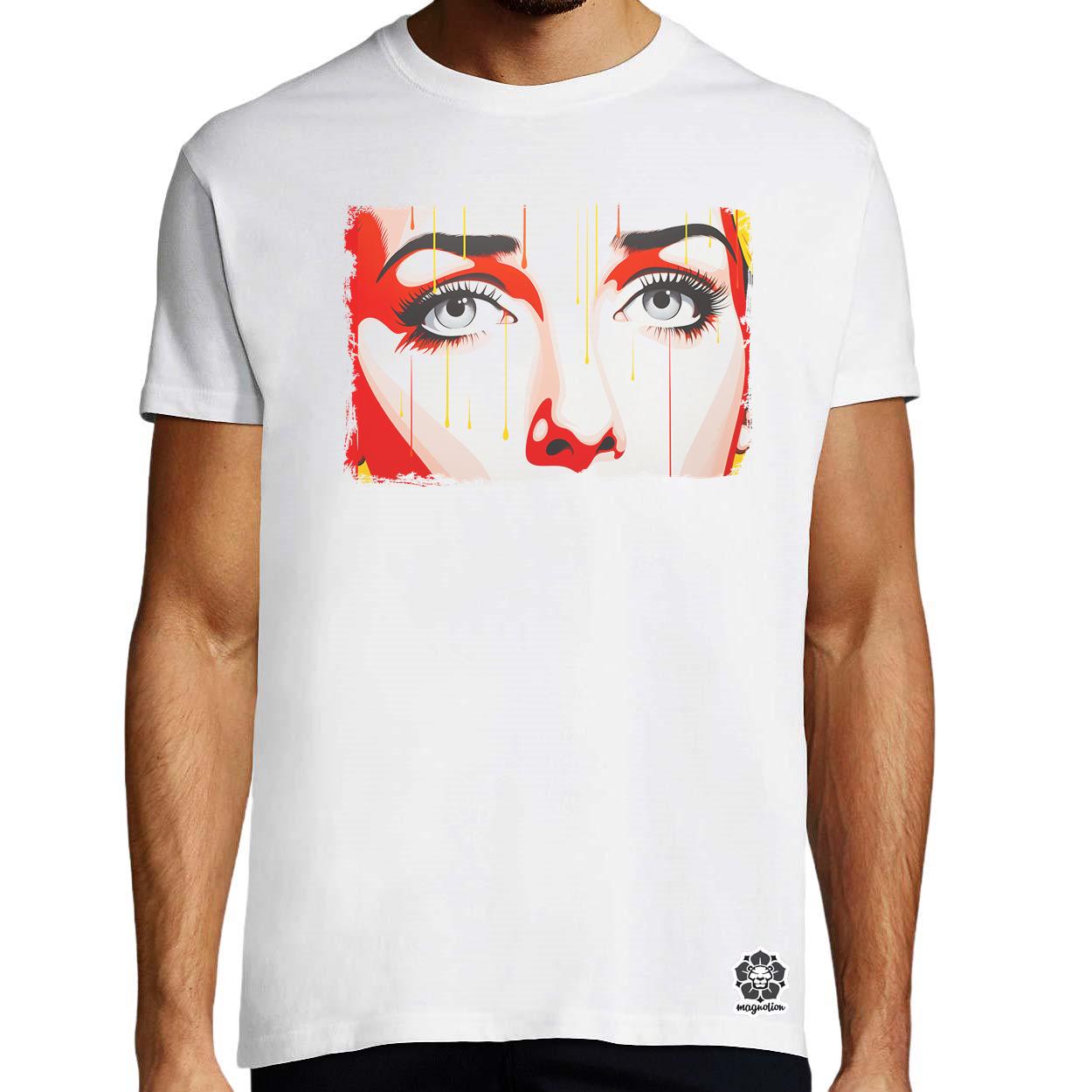 Pop art szemek v2 egyedi póló 