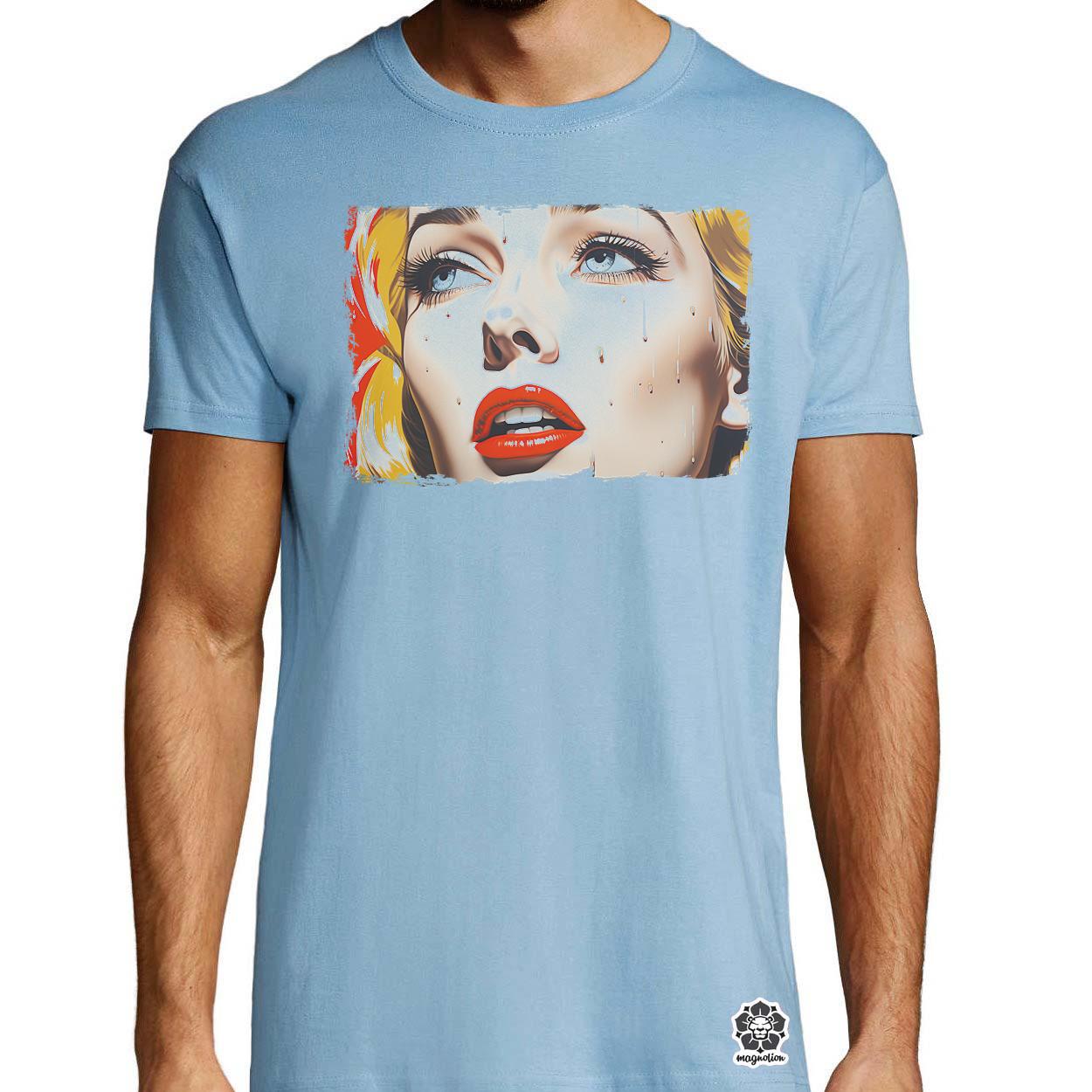 Pop art szemek v4 egyedi póló 