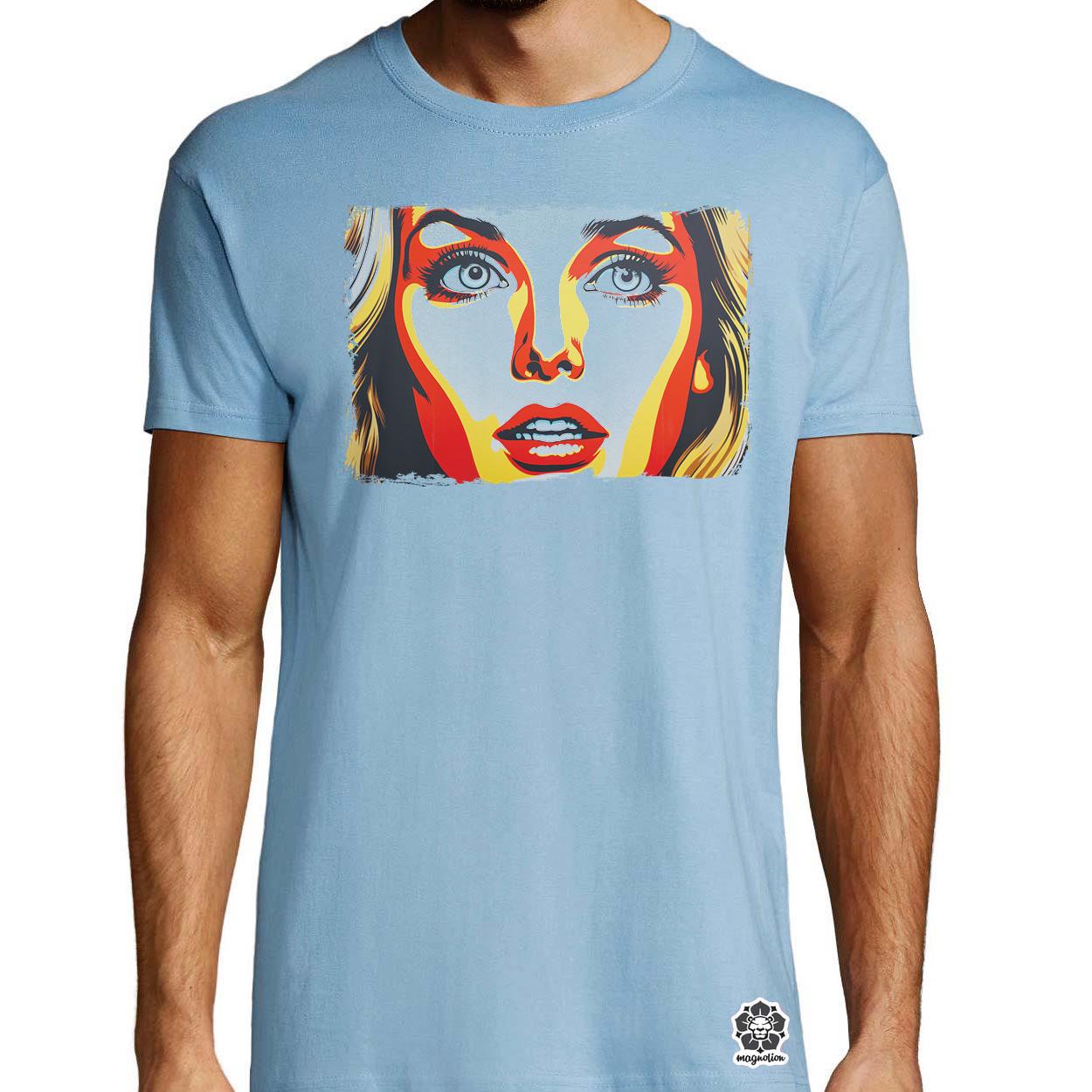 Pop art szemek v5 egyedi póló 