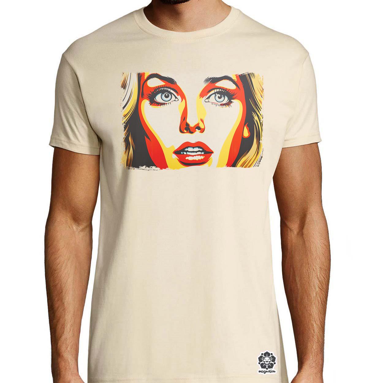 Pop art szemek v5 egyedi póló 
