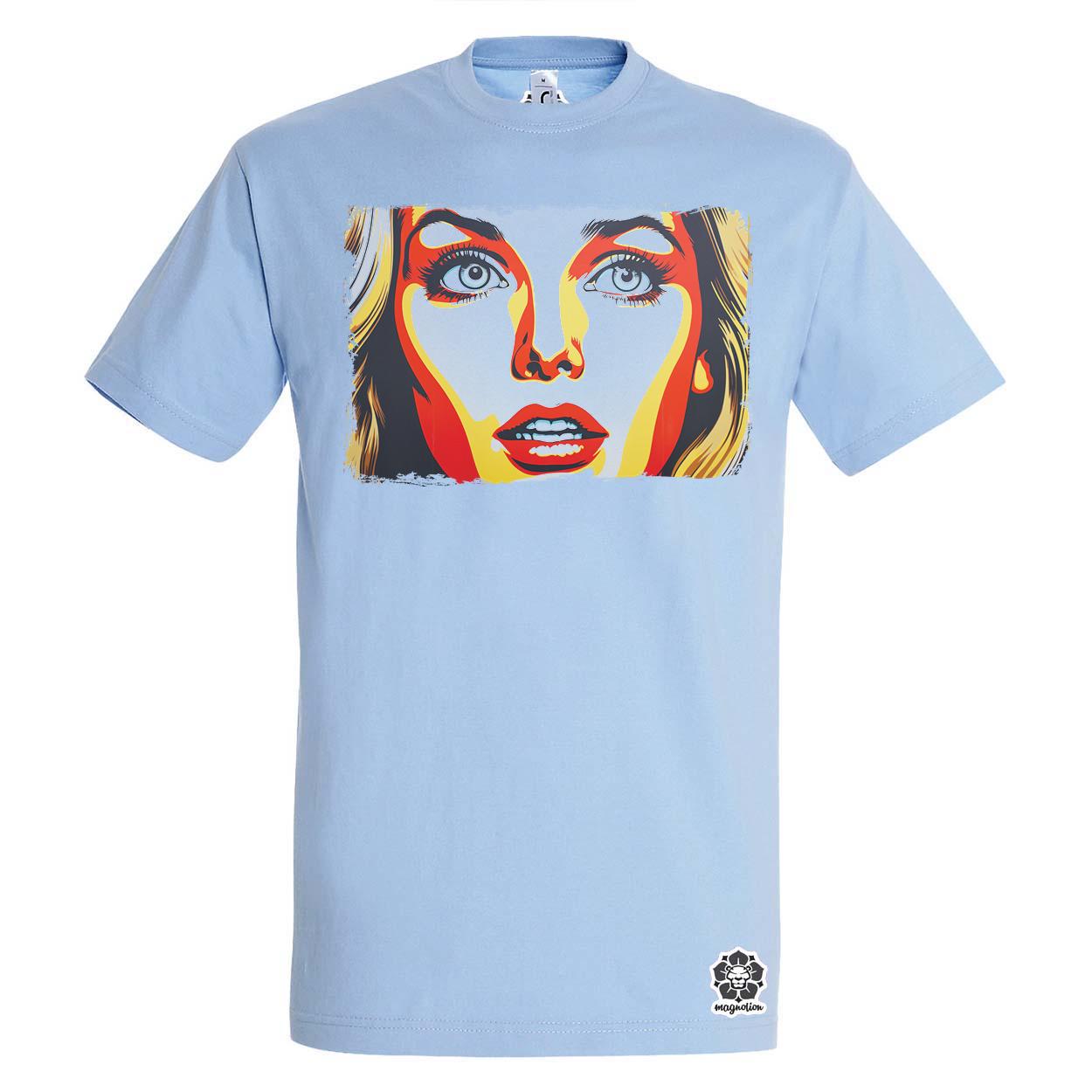 Pop art szemek v5 egyedi póló 