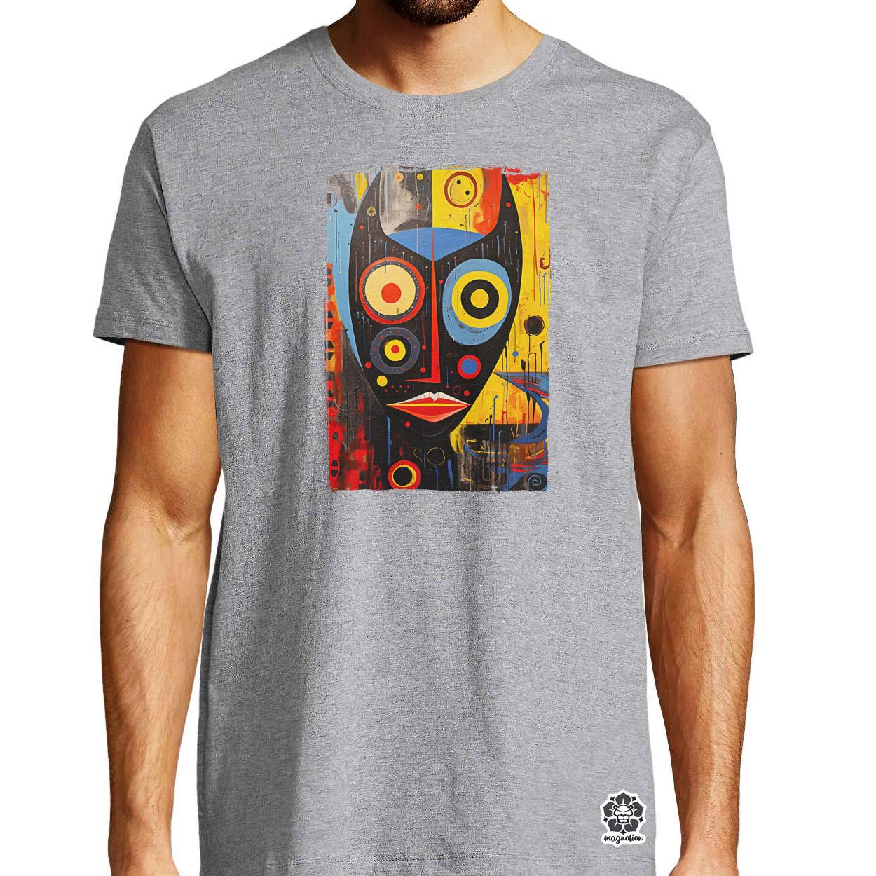 Pop art szürreális maszk v1 egyedi póló 