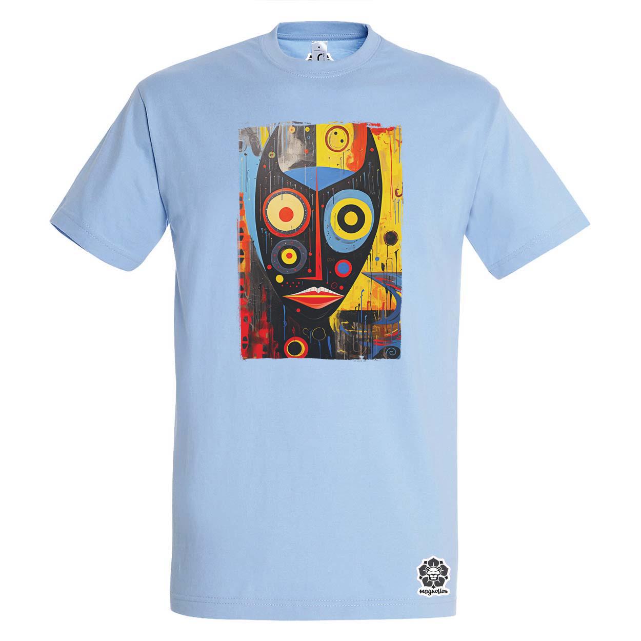 Pop art szürreális maszk v1 egyedi póló 
