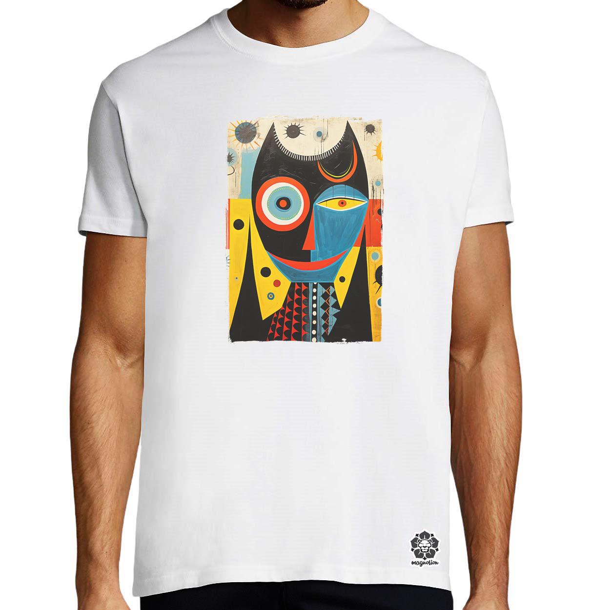 Pop art szürreális maszk v4 egyedi póló 
