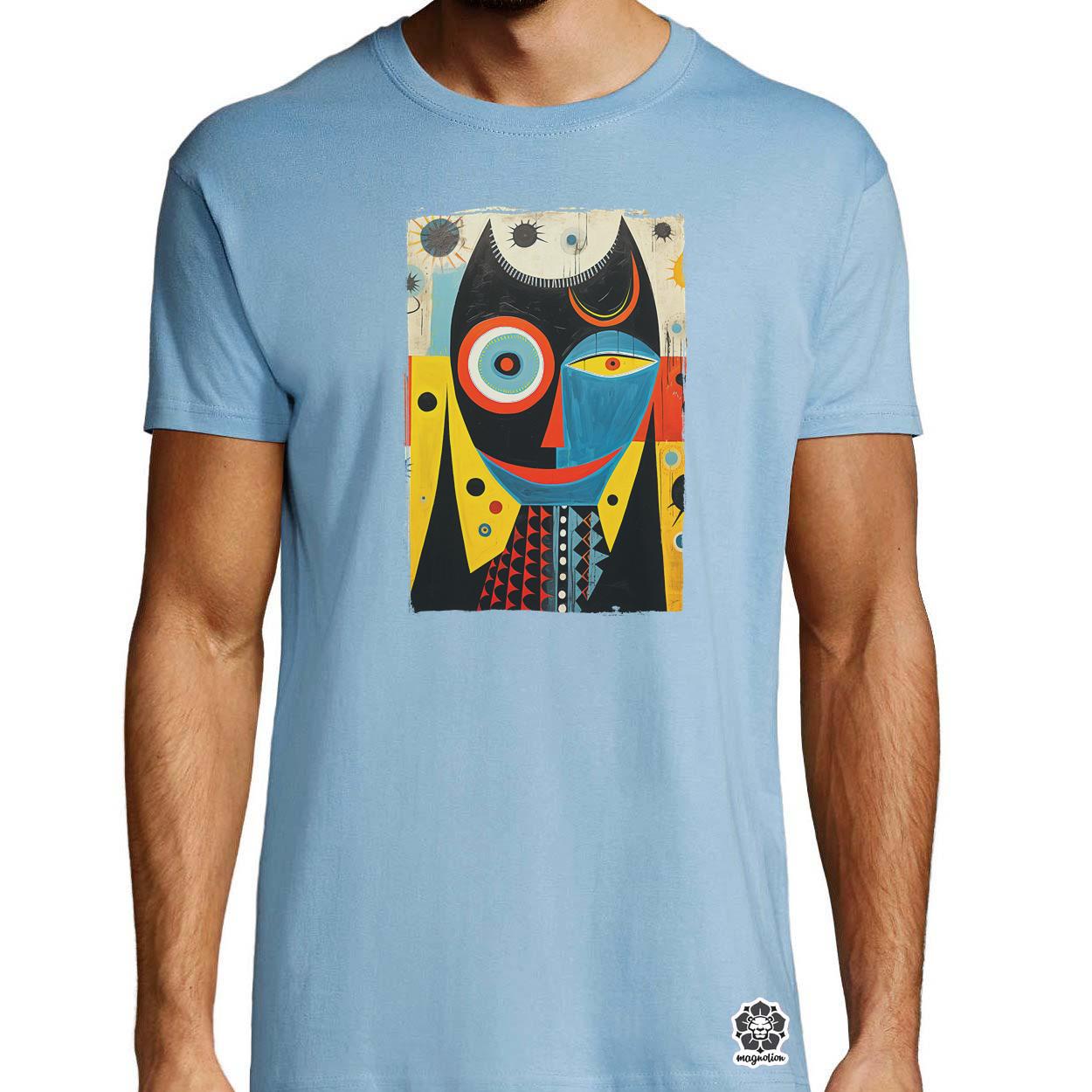 Pop art szürreális maszk v4 egyedi póló 