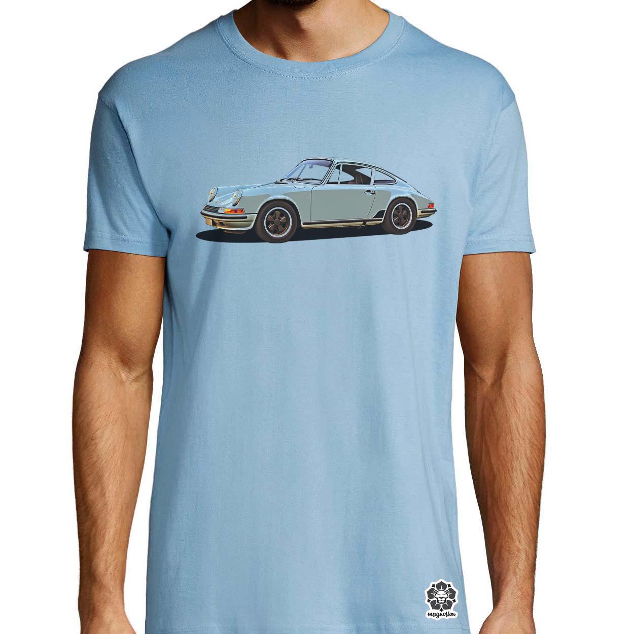 Porsche 911 rajz v4 egyedi póló 