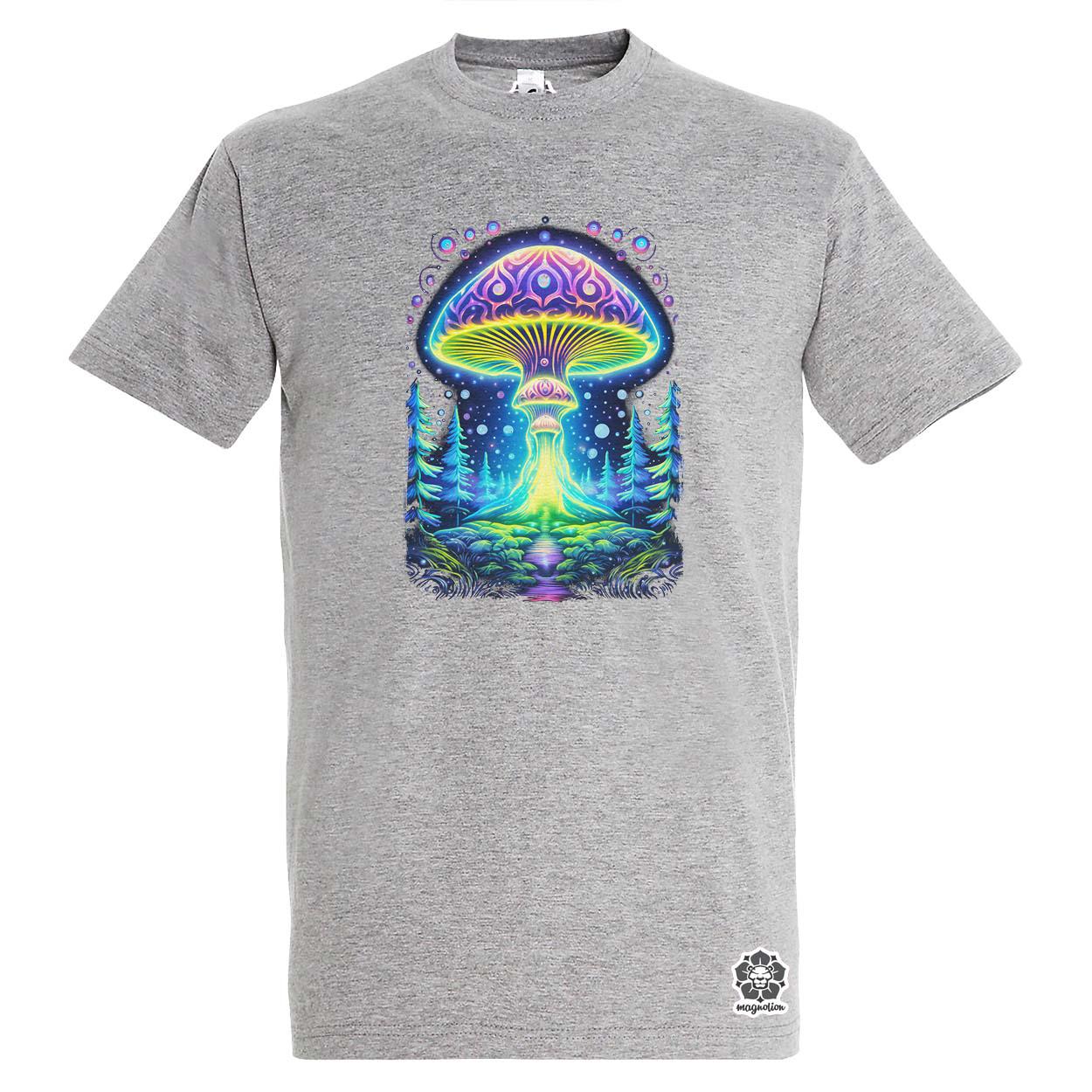 Pszichedelikus gomba UFO v1 egyedi póló 