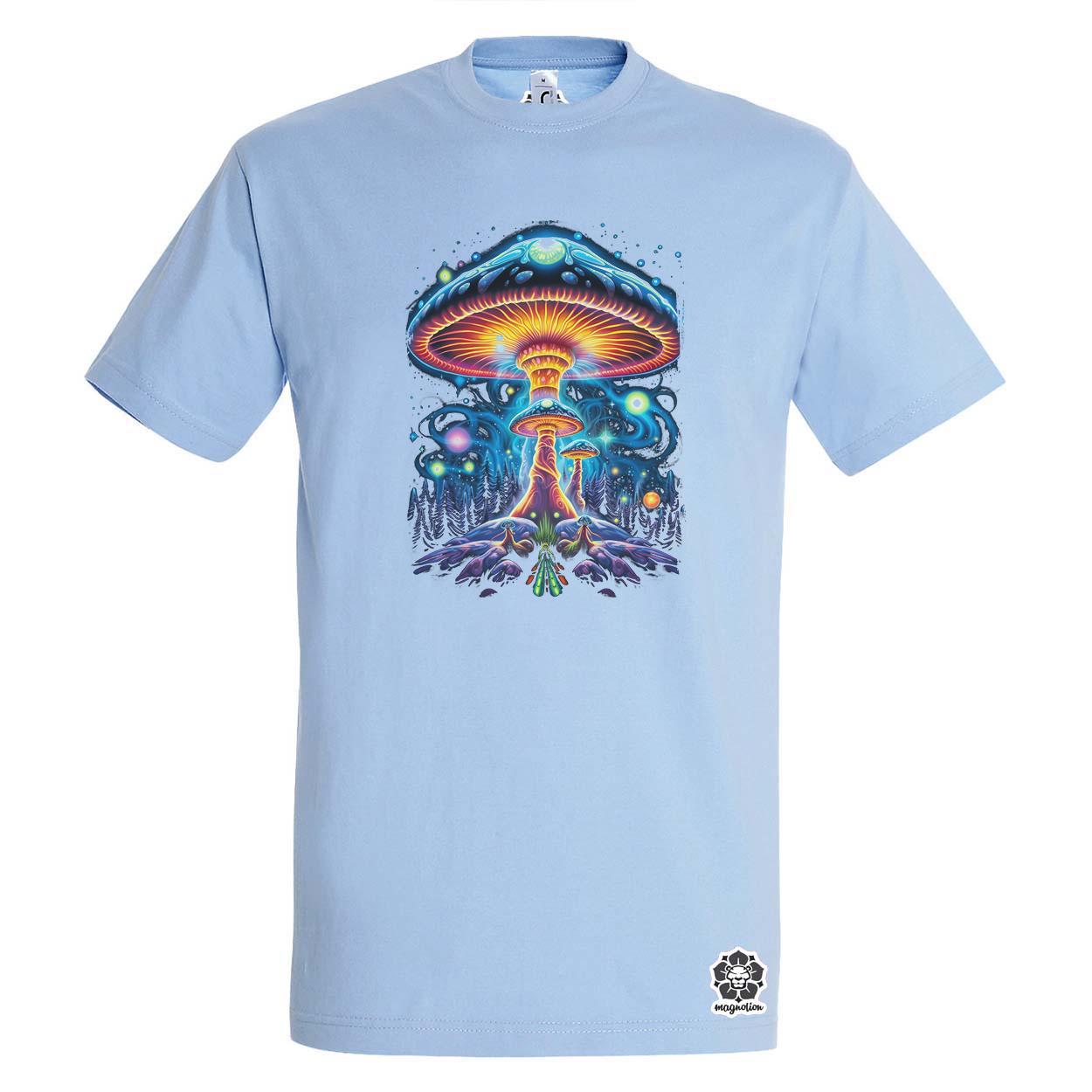 Pszichedelikus gomba UFO v3 egyedi póló 
