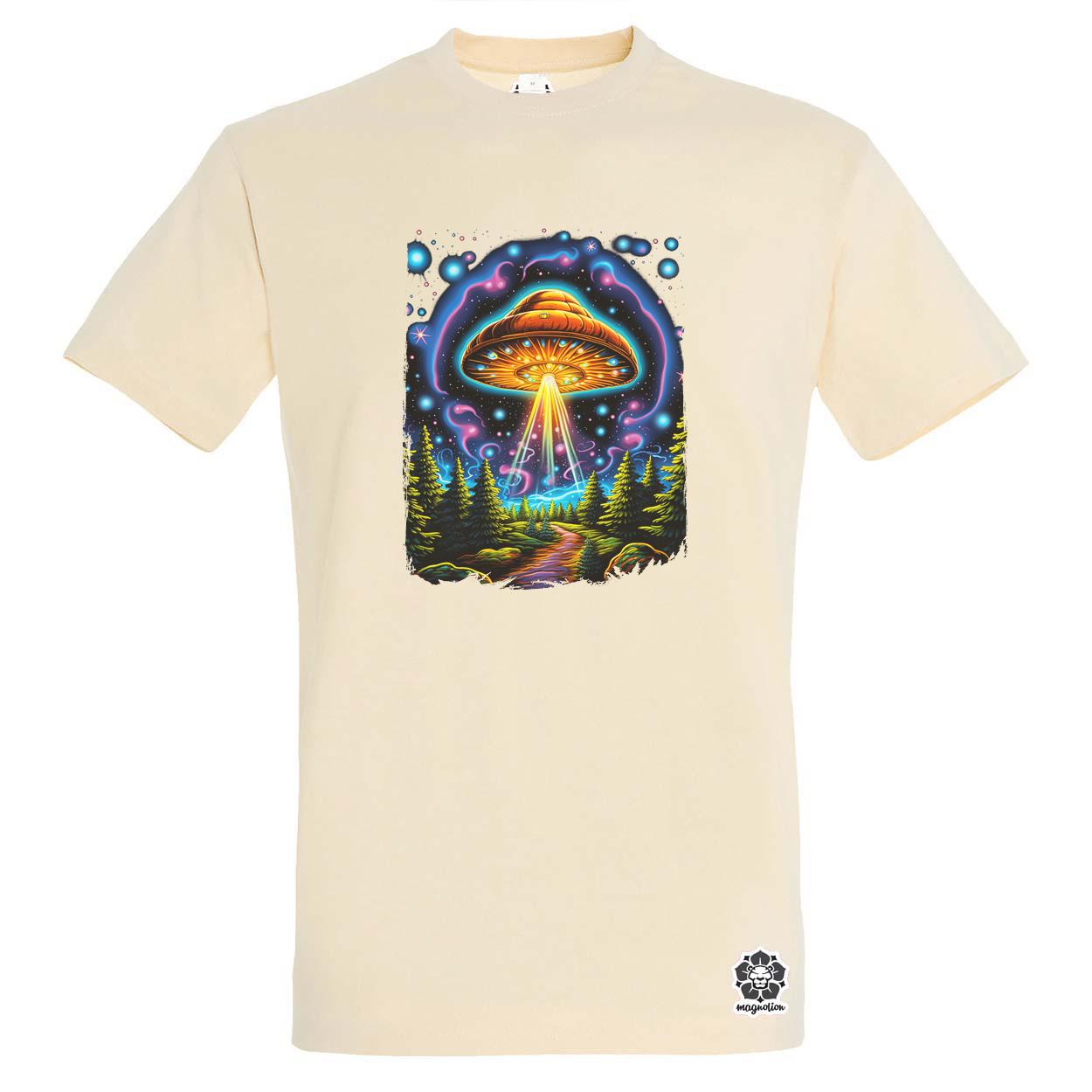 Pszichedelikus gomba UFO v4 egyedi póló 