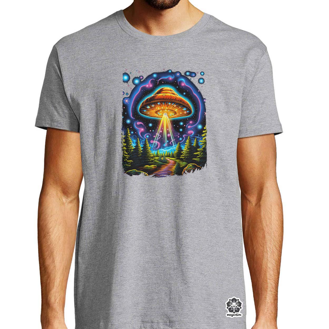 Pszichedelikus gomba UFO v4 egyedi póló 