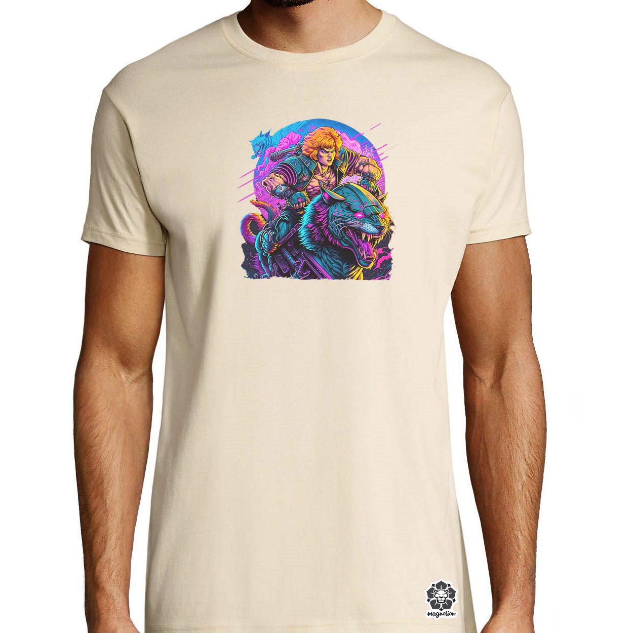Retró hullám HE-MAN v2 egyedi póló 
