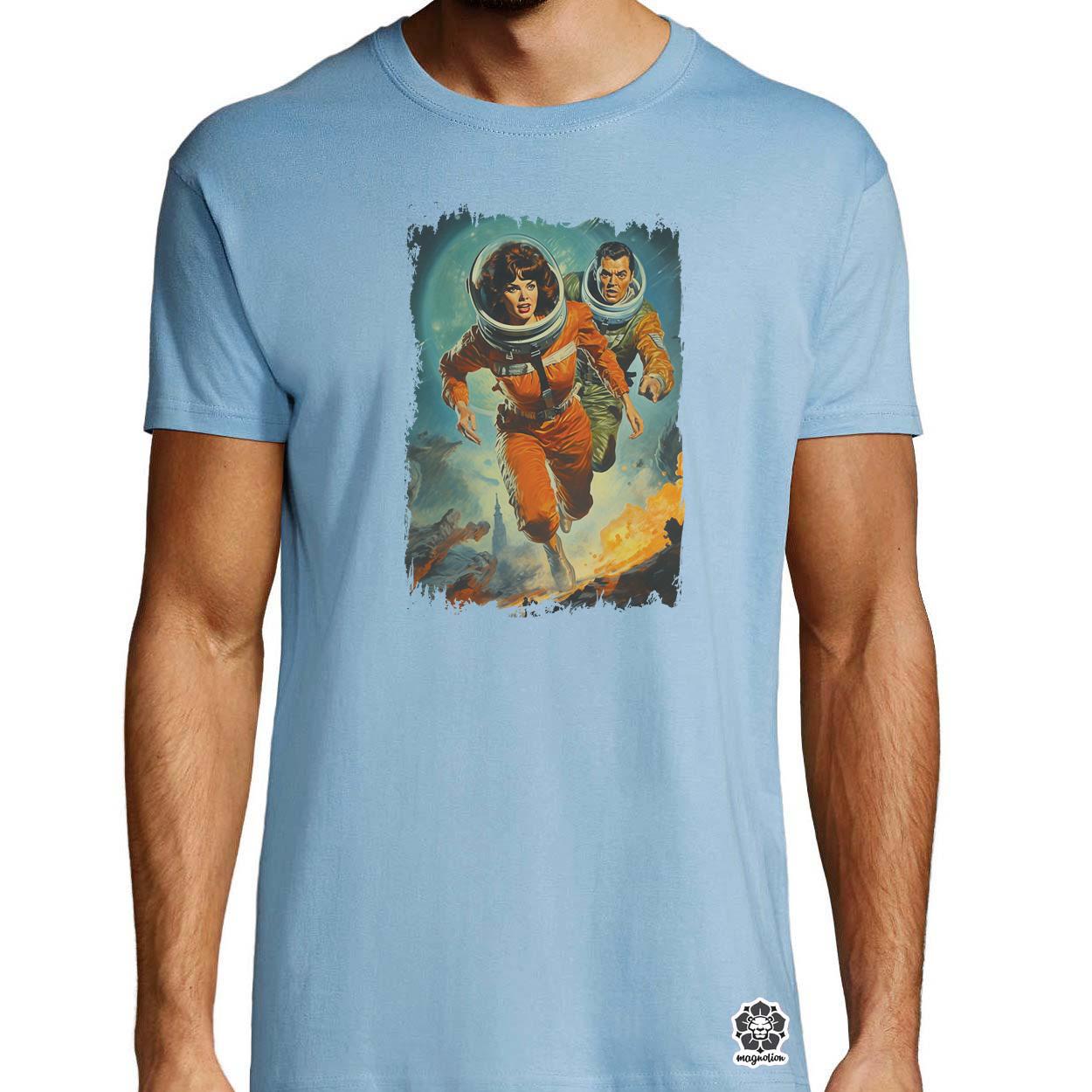 Retró sci-fi v14 egyedi póló 