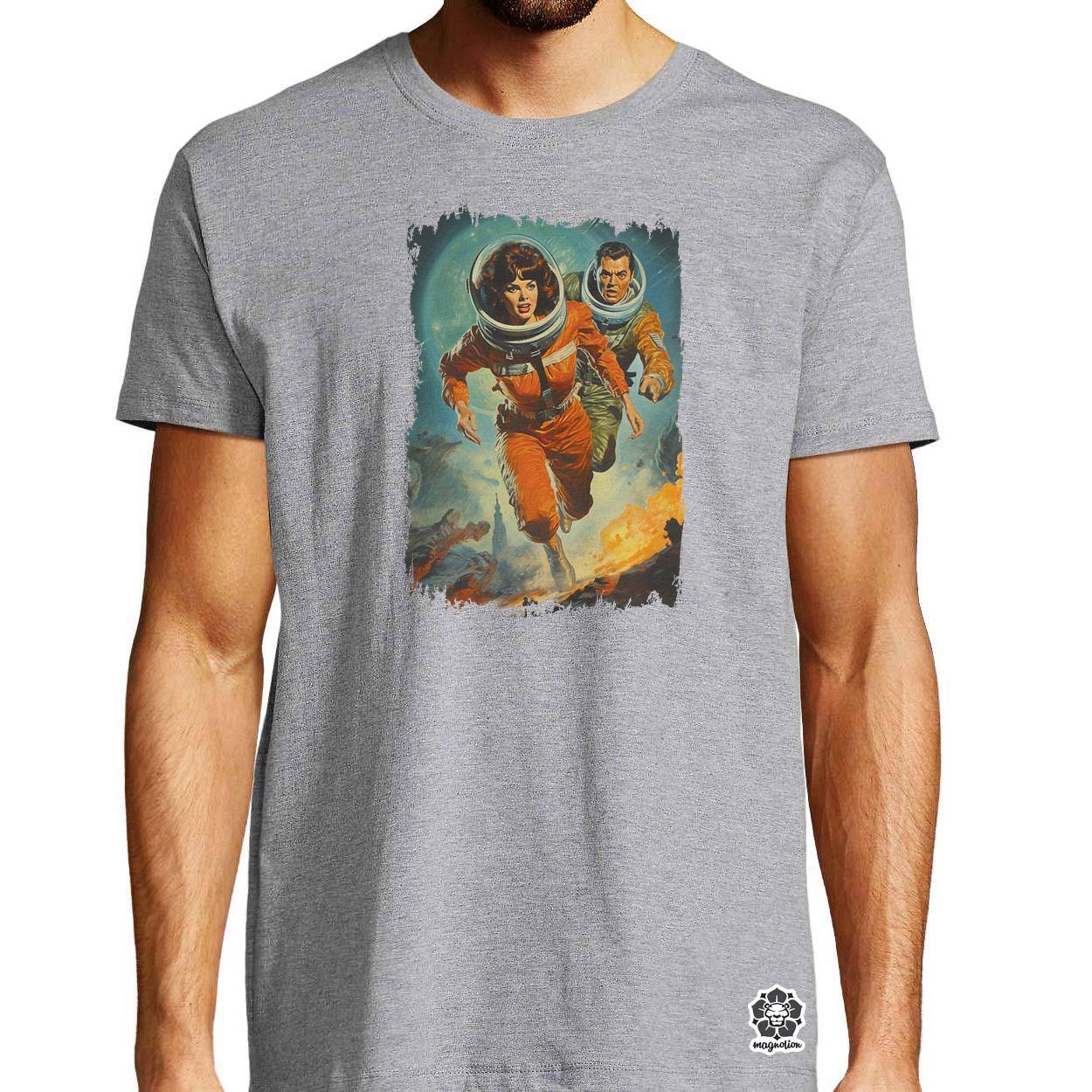 Retró sci-fi v14 egyedi póló 