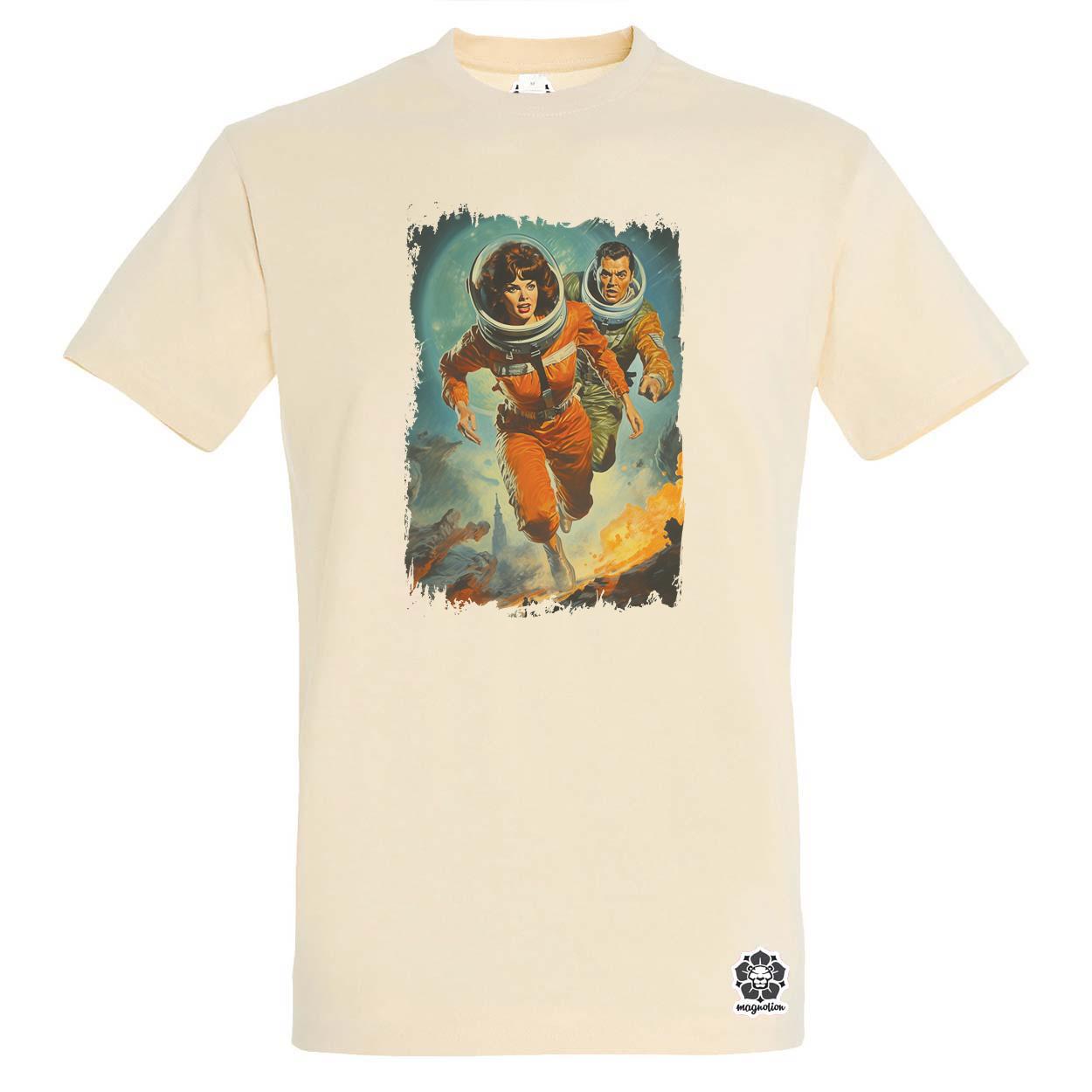 Retró sci-fi v14 egyedi póló 